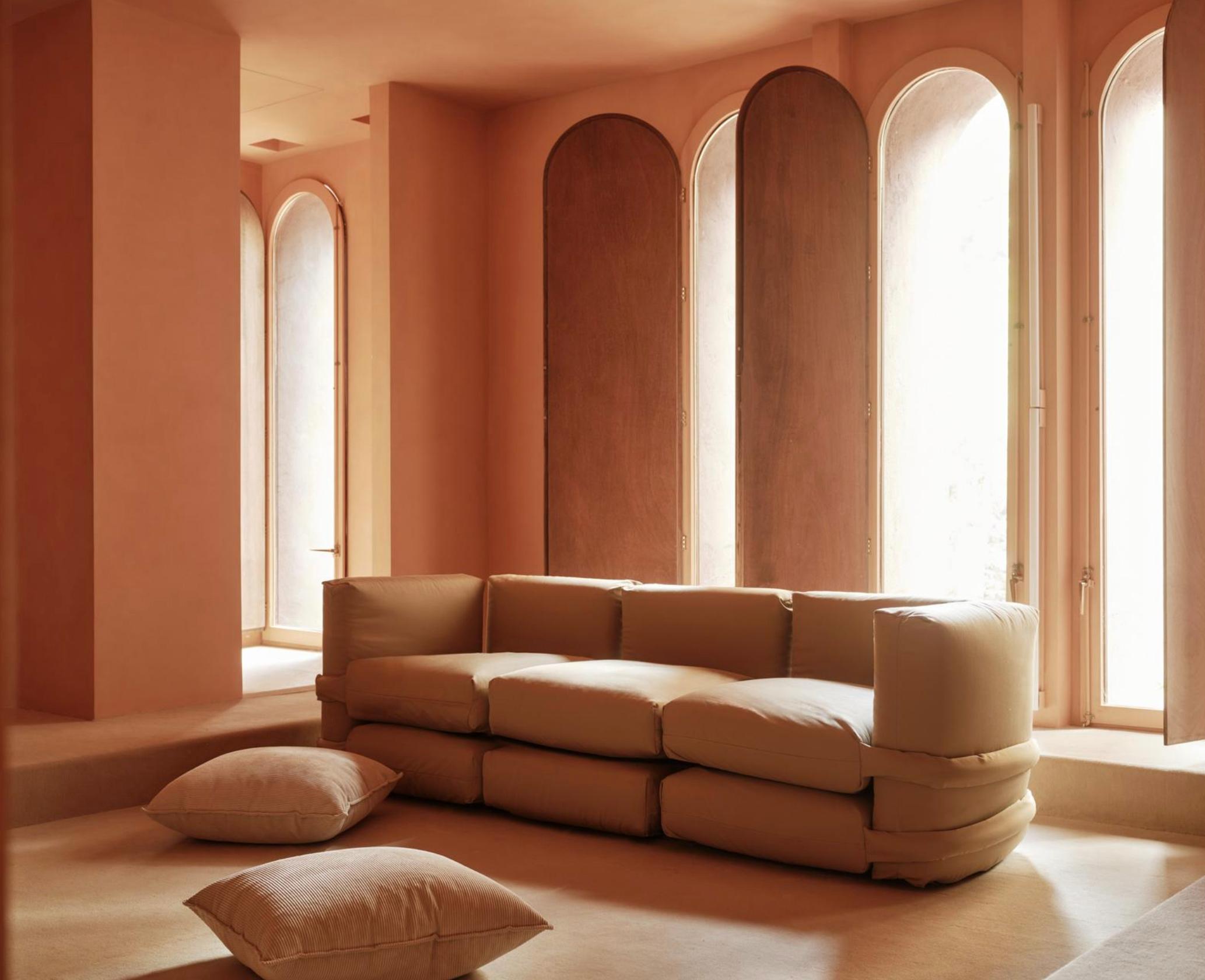 Muller Van Severen Kissen-Sofa aus Segeltuch  Für Bd Barcelona im Angebot 10