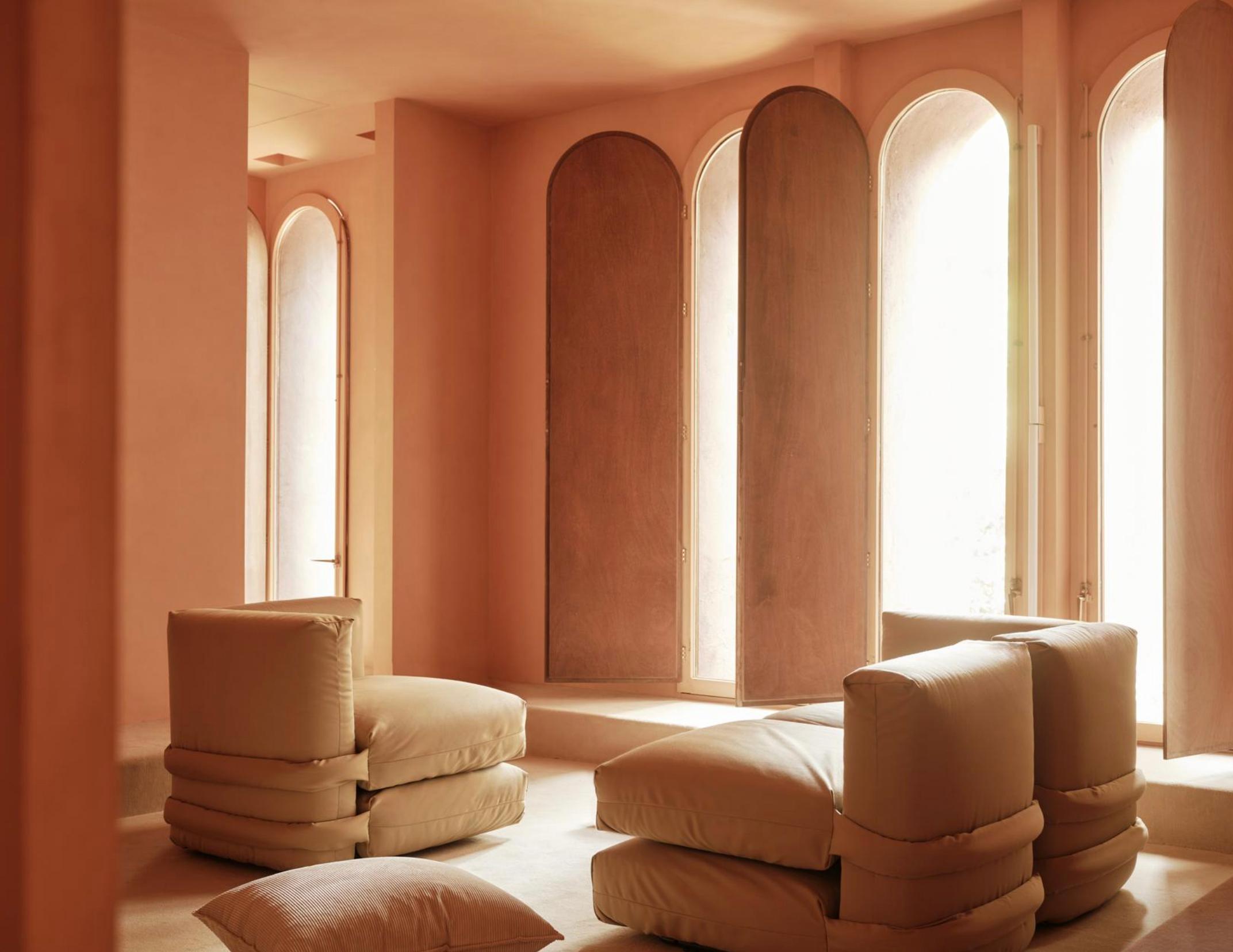 Muller Van Severen Kissen-Sofa aus Segeltuch  Für Bd Barcelona im Angebot 11