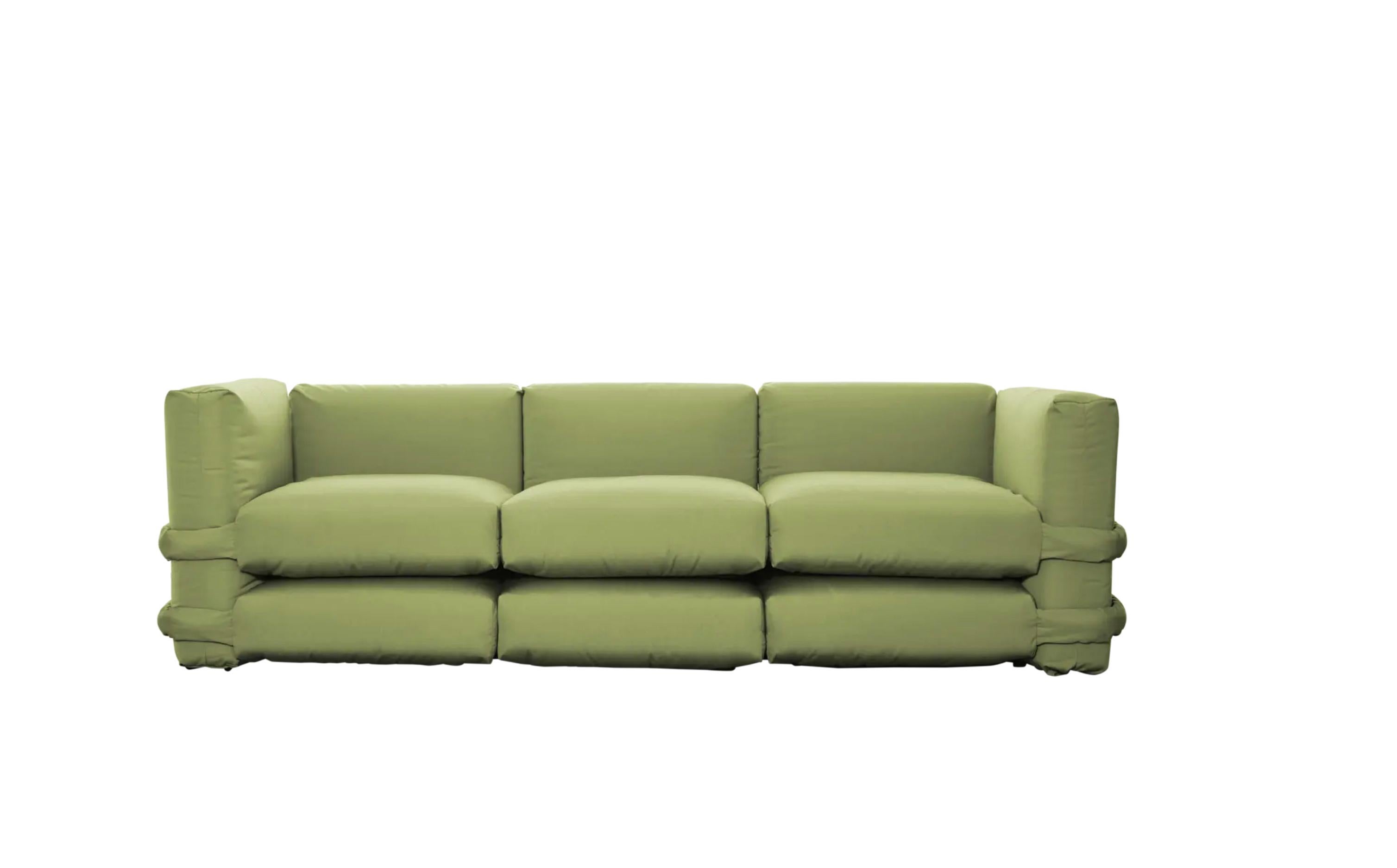 Sofá con almohada Muller Van Severen Sofá de terciopelo para Bd Barcelona 

El sofá modular Pillow de Muller Van Severen llega a BD. Diseñado inicialmente por MVS para KASSL Editions, el sofá Pillow ha sido mejorado en un nuevo sistema lúdico y