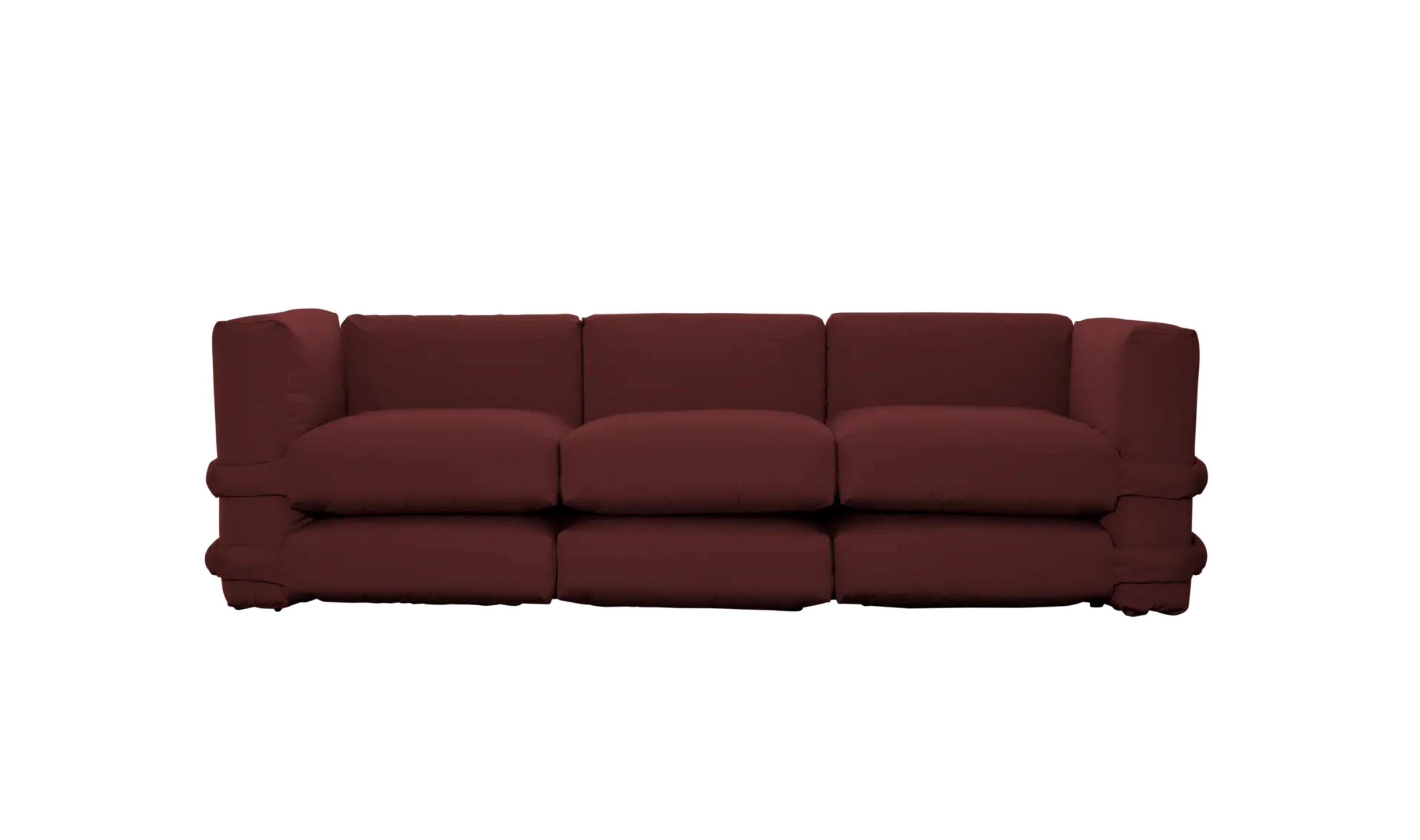 Sofá con almohada Muller Van Severen Sofá de terciopelo para Bd Barcelona 

El sofá modular Pillow de Muller Van Severen llega a BD. Diseñado inicialmente por MVS para KASSL Editions, el sofá Pillow ha sido mejorado en un nuevo sistema lúdico y