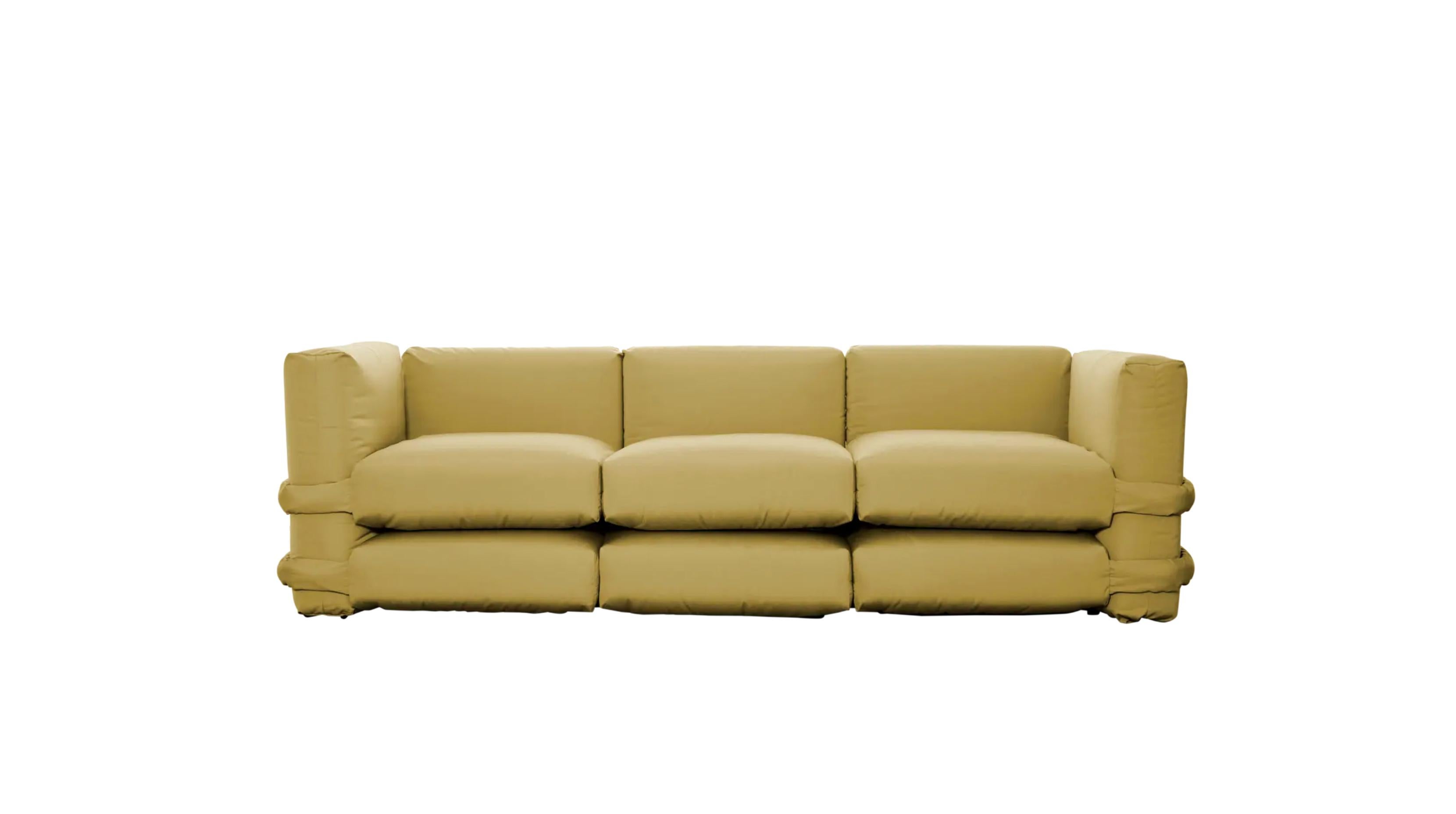 Sofá con almohada Muller Van Severen Sofá de terciopelo para Bd Barcelona 

El sofá modular Pillow de Muller Van Severen llega a BD. Diseñado inicialmente por MVS para KASSL Editions, el sofá Pillow ha sido mejorado en un nuevo sistema lúdico y