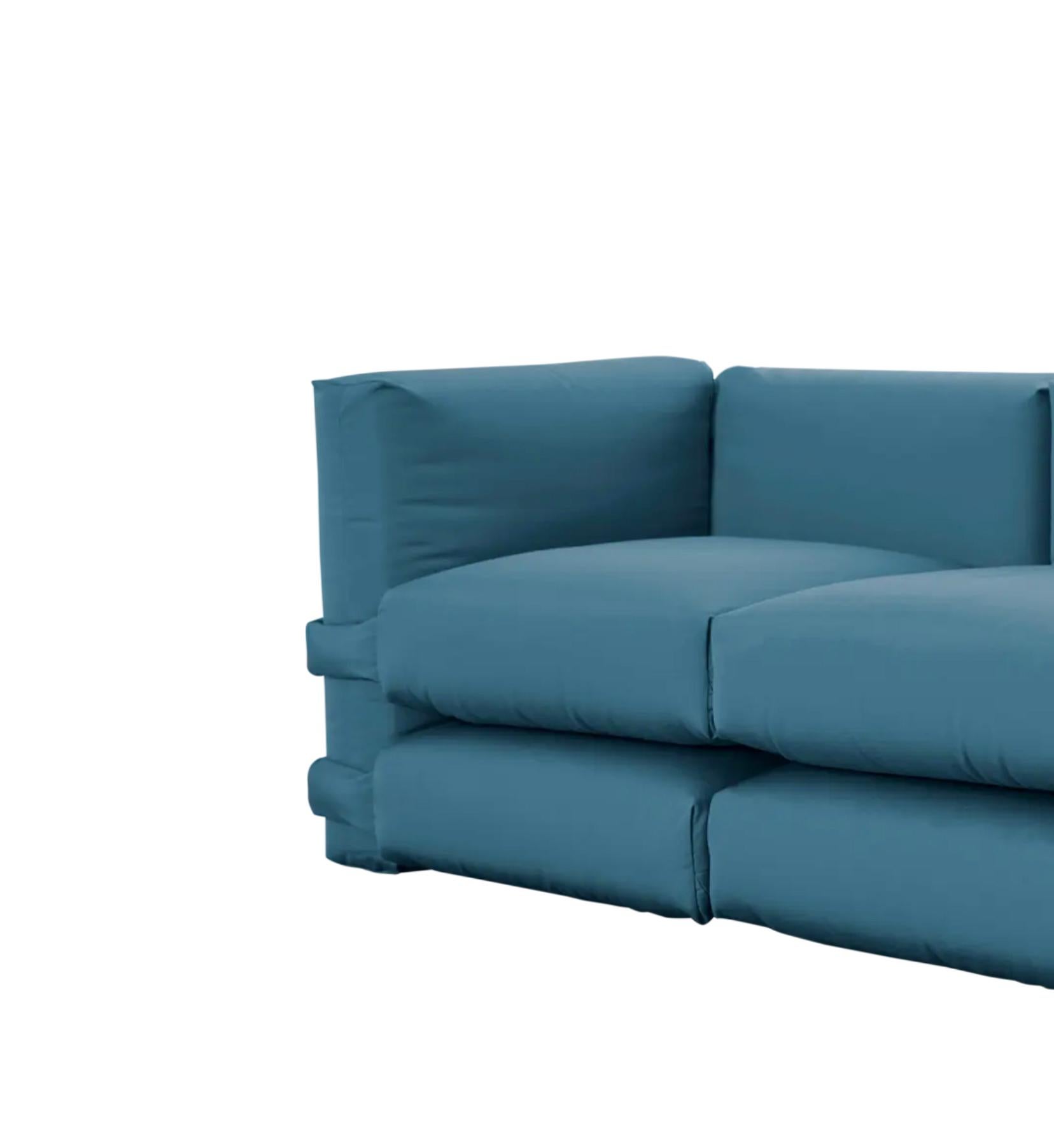 Mid-Century Modern Muller Van Severen Pillow Sofa Canvas  For Bd Barcelona For Sale