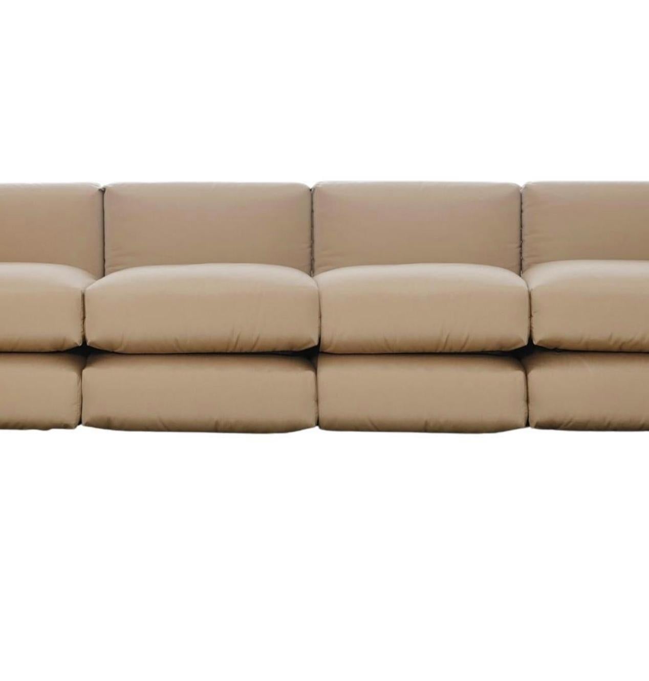 European Muller Van Severen Pillow Sofa Canvas  For Bd Barcelona For Sale