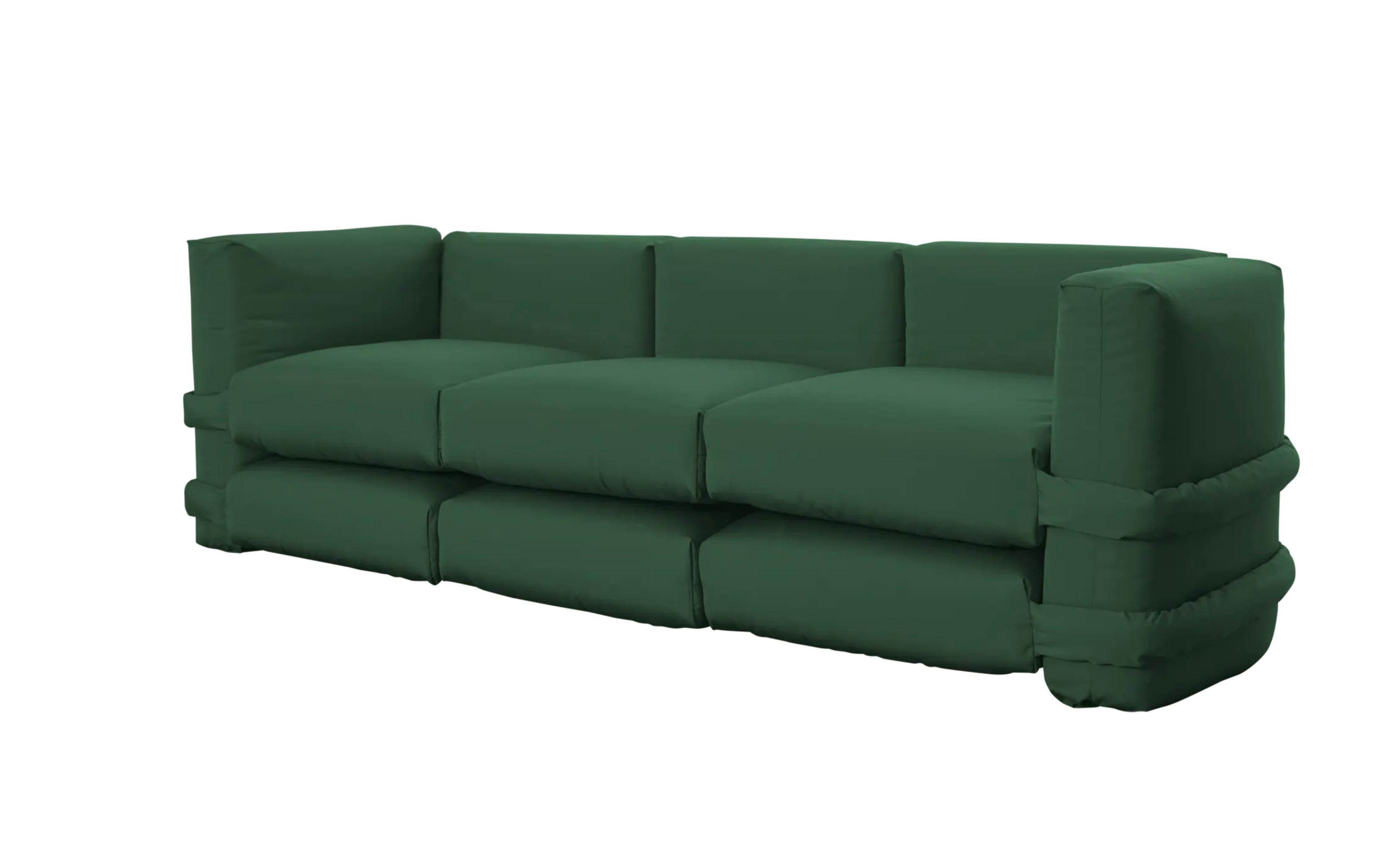 Muller Van Severen Kissen-Sofa aus Segeltuch  Für Bd Barcelona (Europäisch) im Angebot