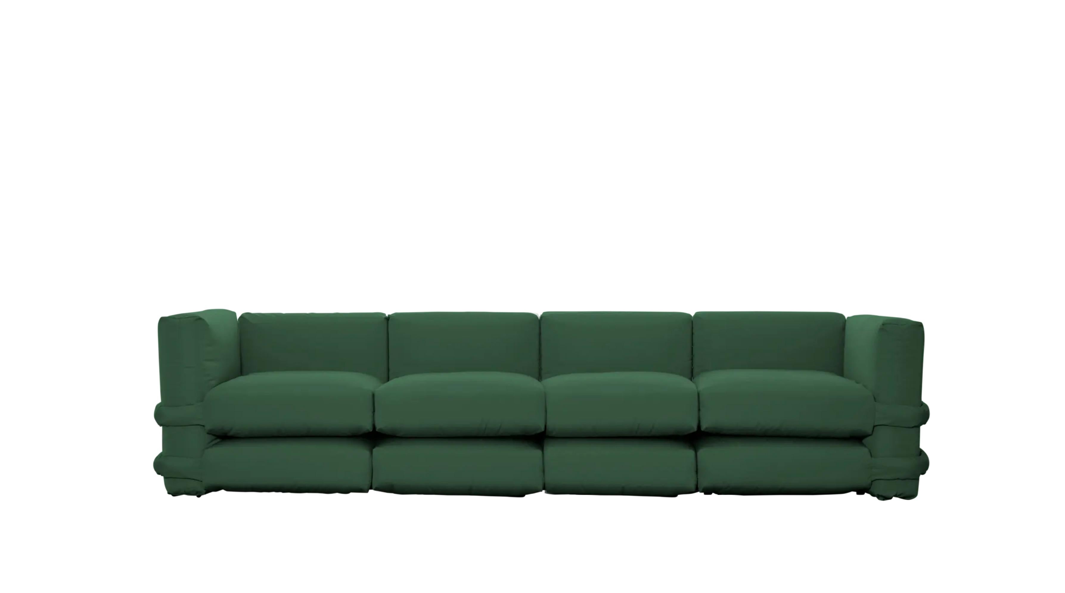 Muller Van Severen Kissen-Sofa aus Segeltuch  Für Bd Barcelona (21. Jahrhundert und zeitgenössisch) im Angebot