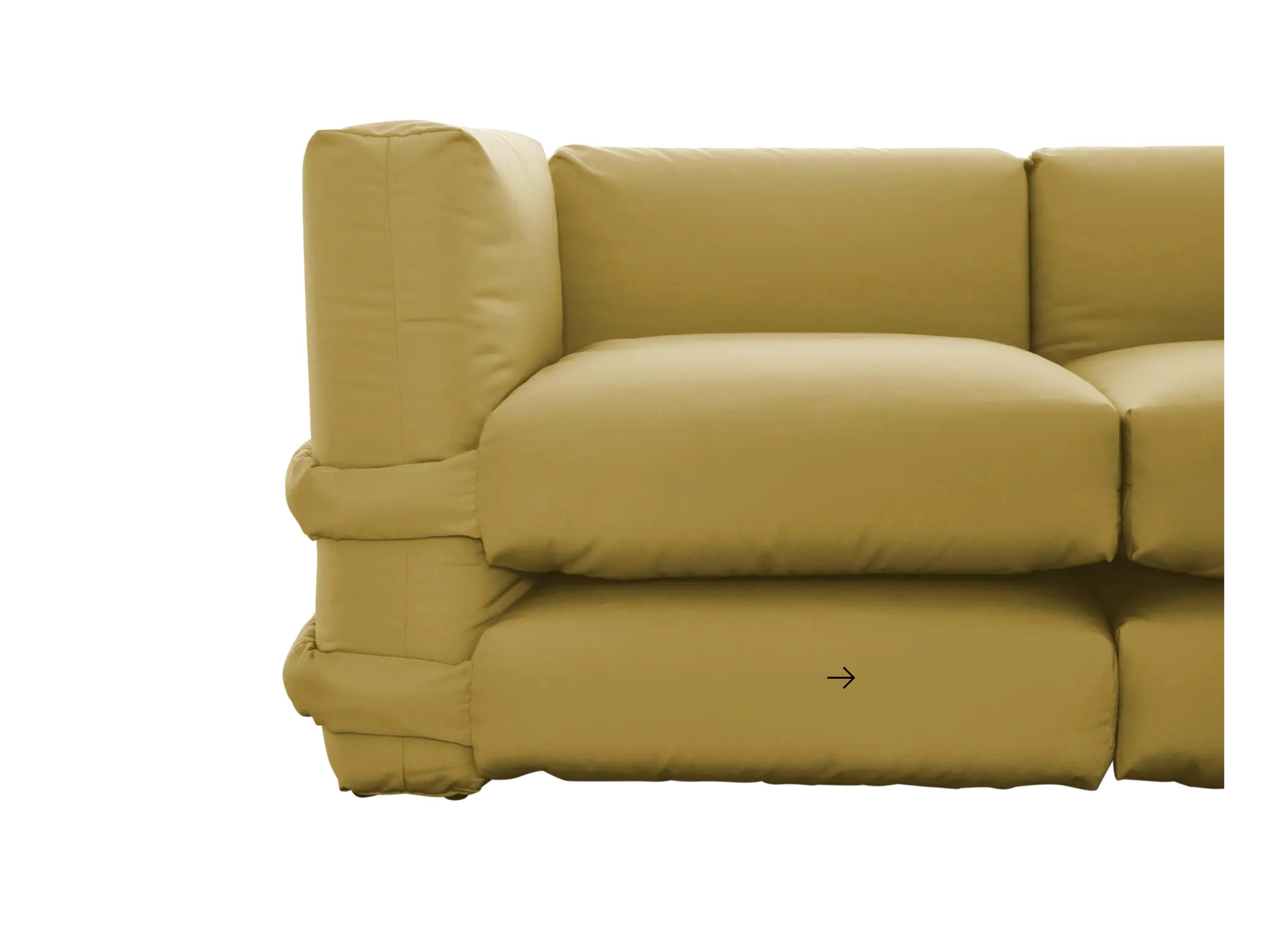 Polyester Muller Van Severen Pillow Sofa Canvas  For Bd Barcelona For Sale