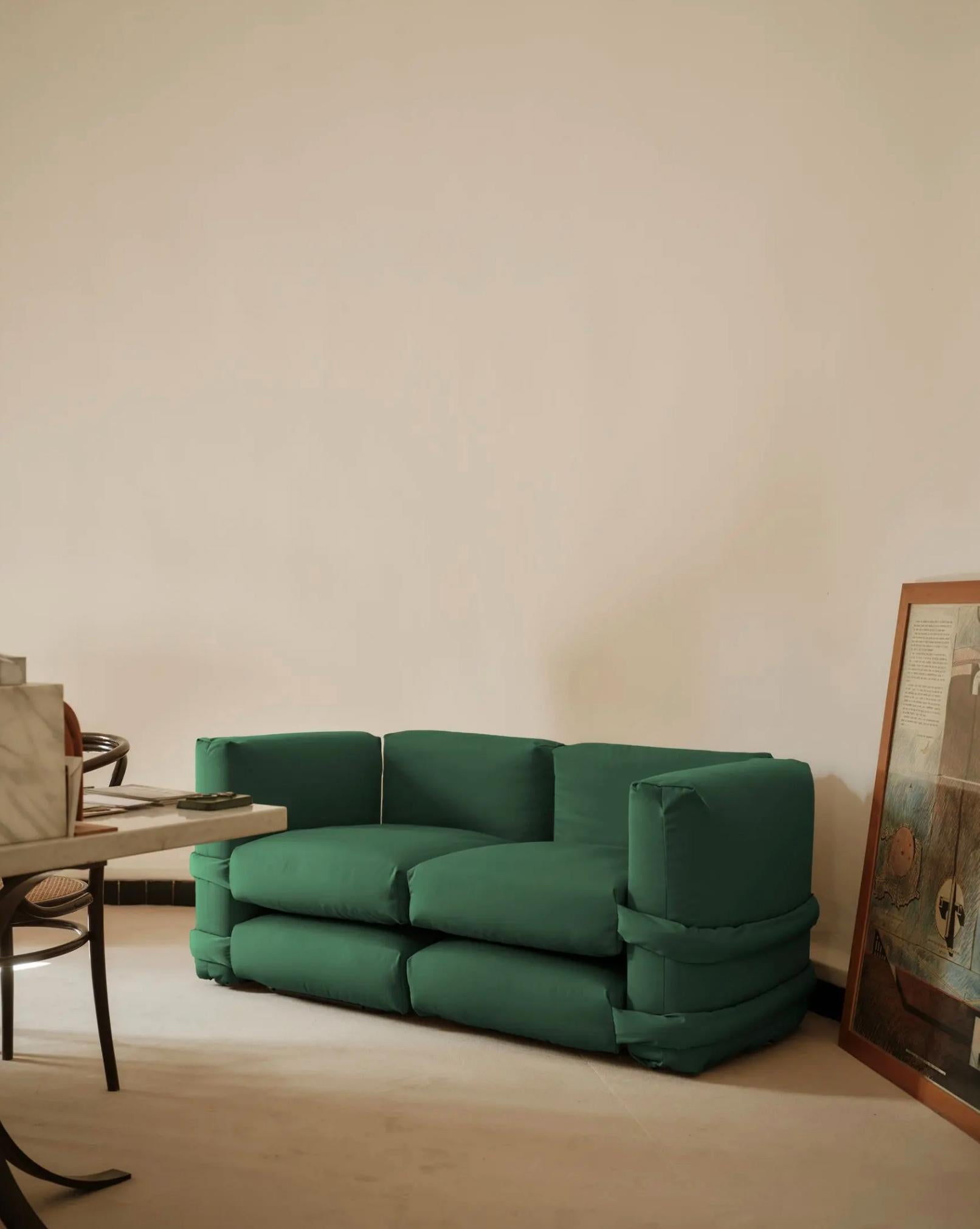 Muller Van Severen Kissen-Sofa aus Segeltuch  Für Bd Barcelona (Polyester) im Angebot