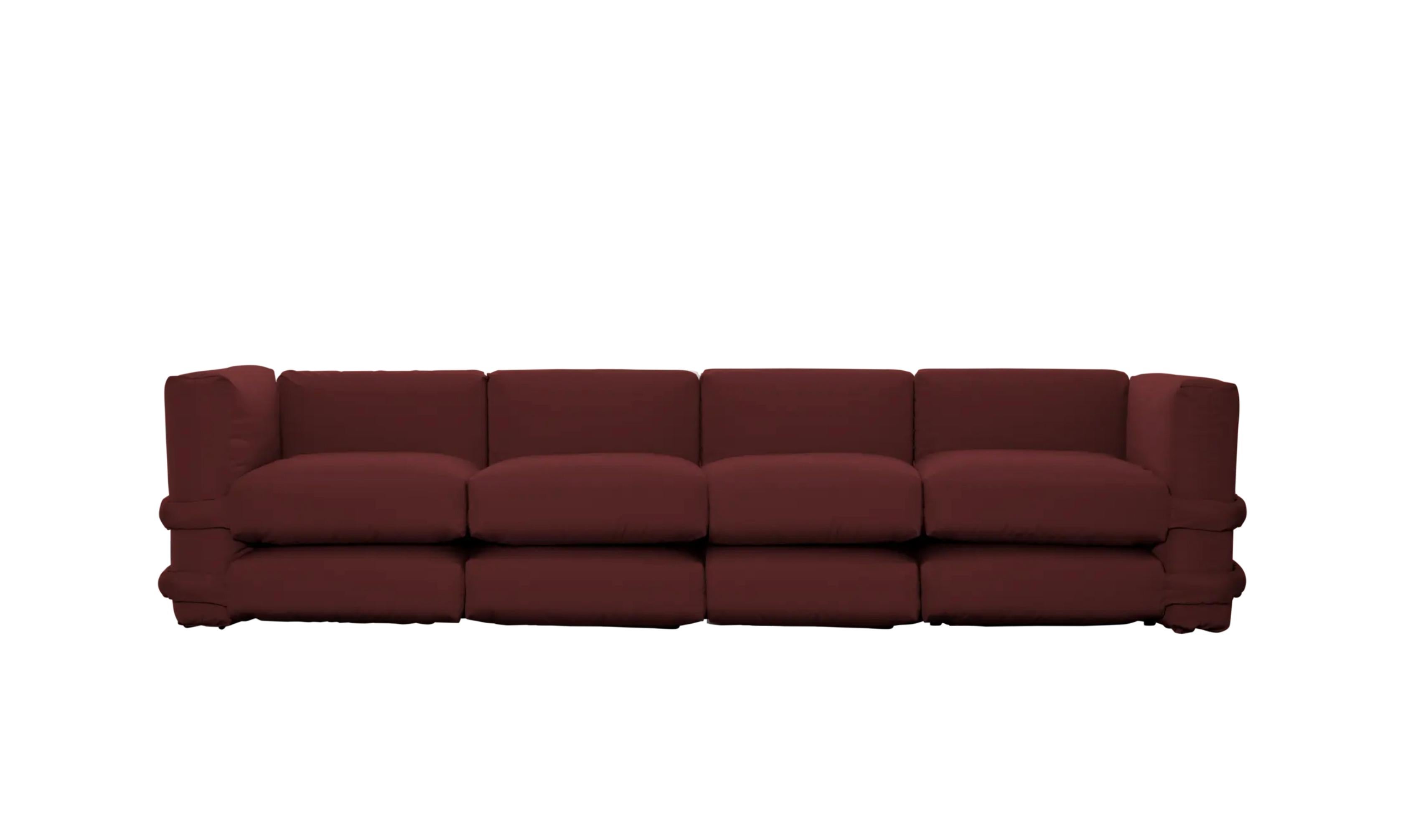 Muller Van Severen Kissen-Sofa aus Segeltuch  Für Bd Barcelona im Angebot 2