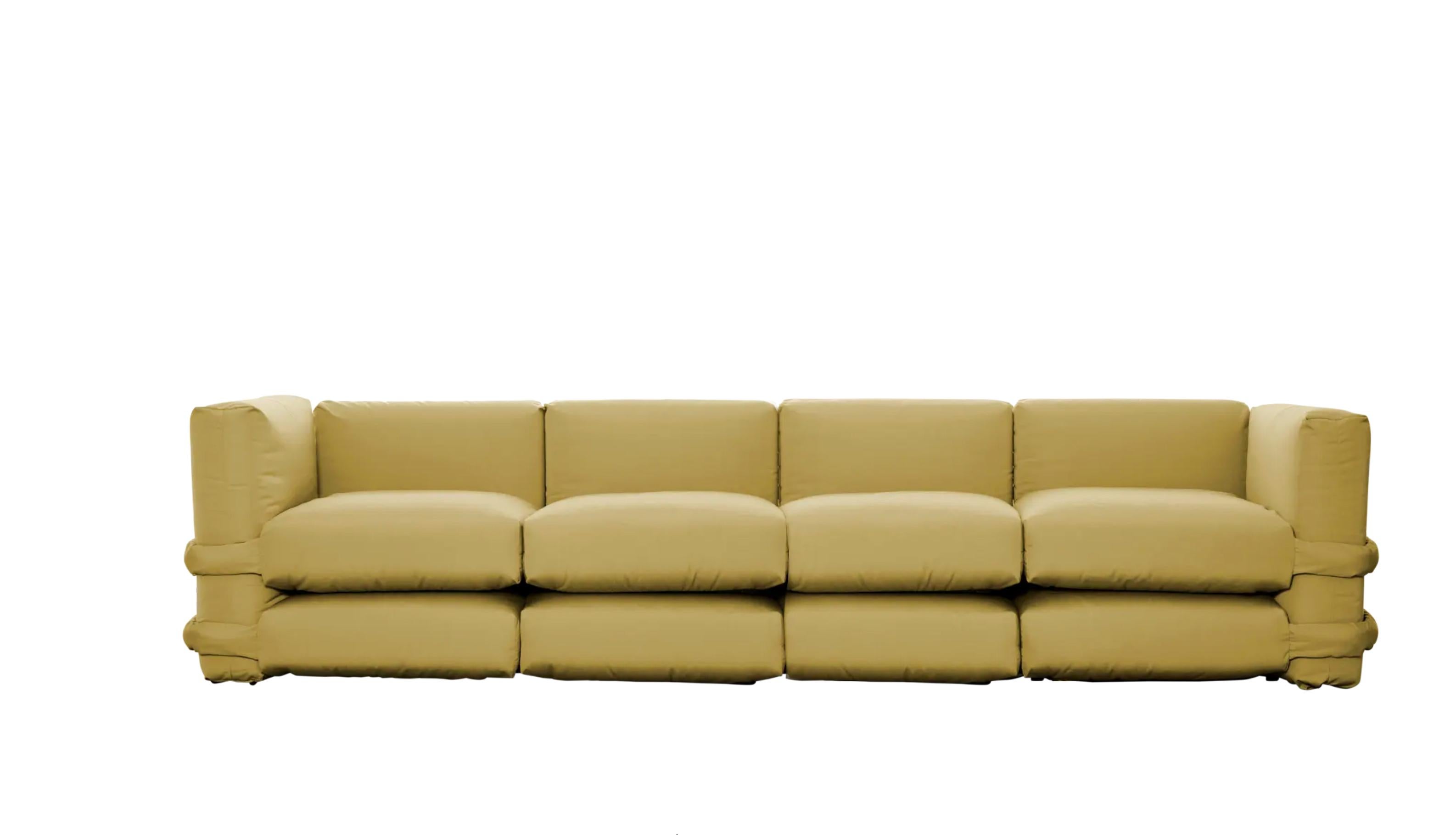 Muller Van Severen Kissen-Sofa aus Segeltuch  Für Bd Barcelona im Angebot 2