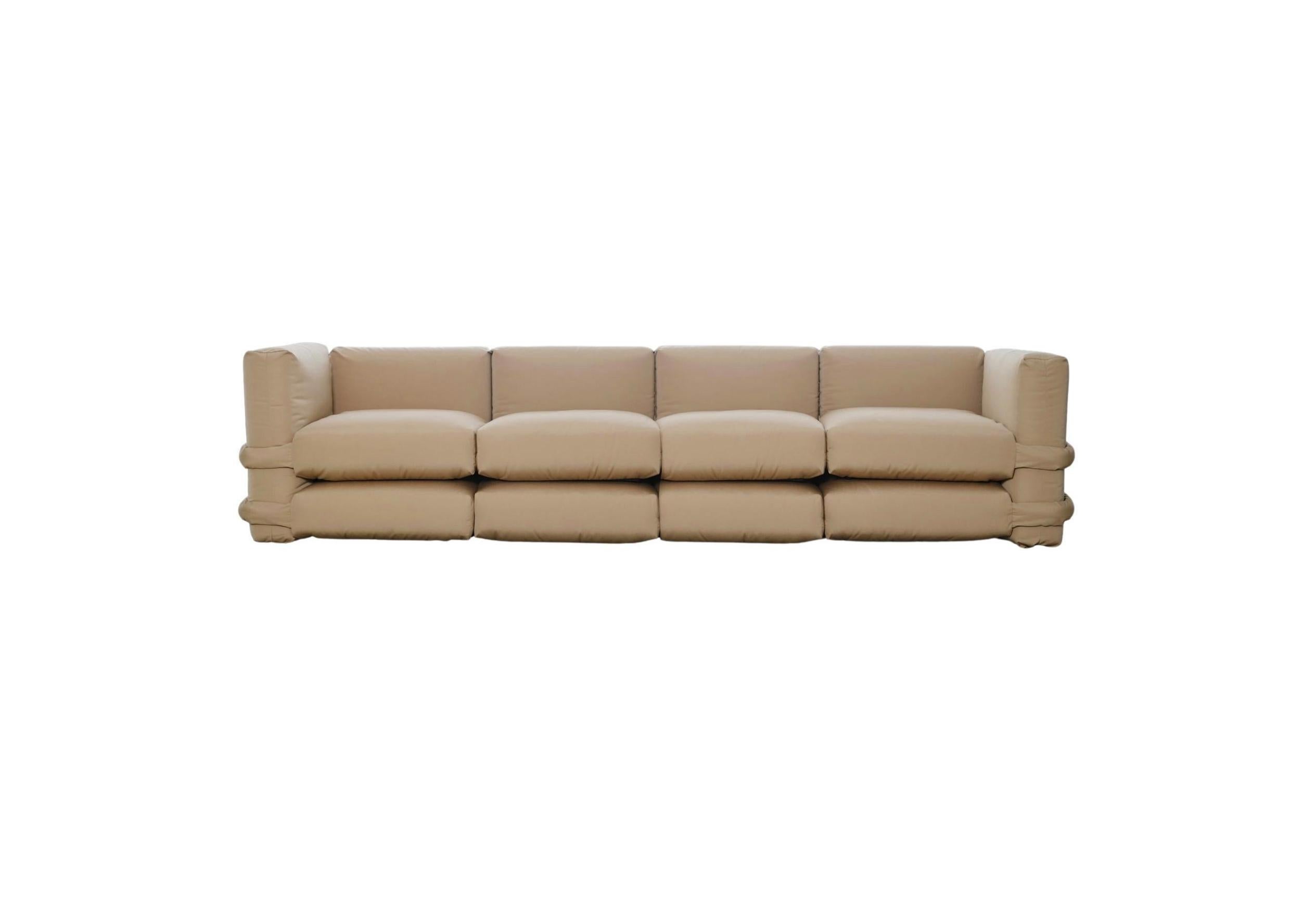 Muller Van Severen Kissen-Sofa aus Segeltuch  Für Bd Barcelona im Angebot 3