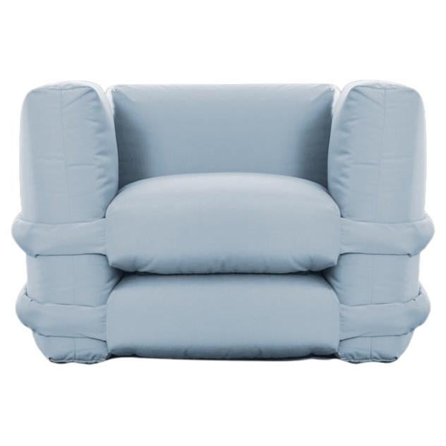 Muller Van Severen, Pillow Sofa, Cotton, Light Blue, Individual Module For Sale
