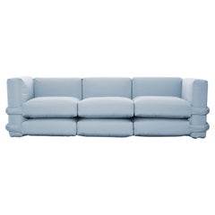 Muller Van Severen, Pillow Sofa, Cotton, Light Blue, Three-Seaters