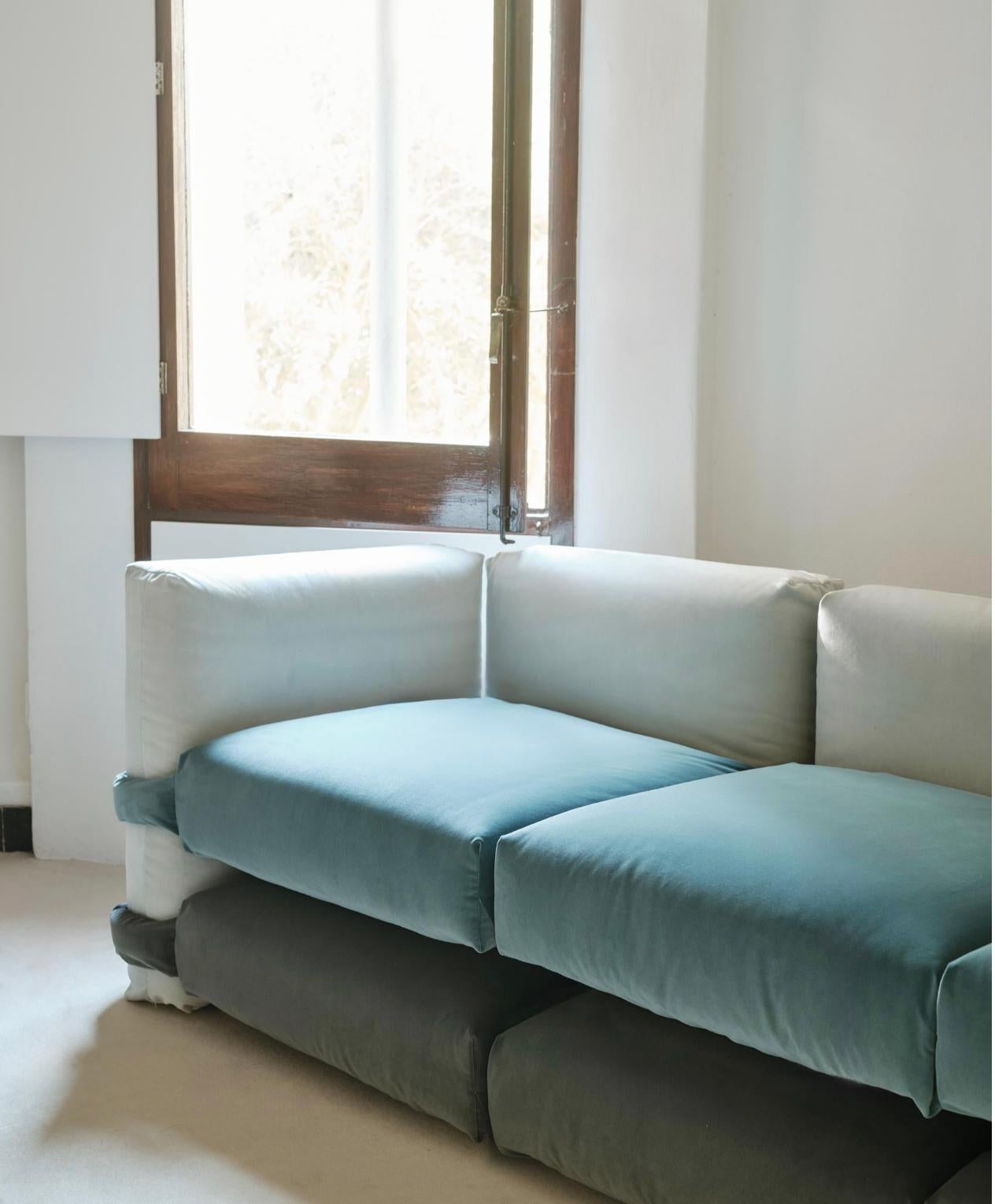 Muller Van Severen, Kissensofa, Maharam, Zentrales Modul für Bd Barcelona im Angebot 4