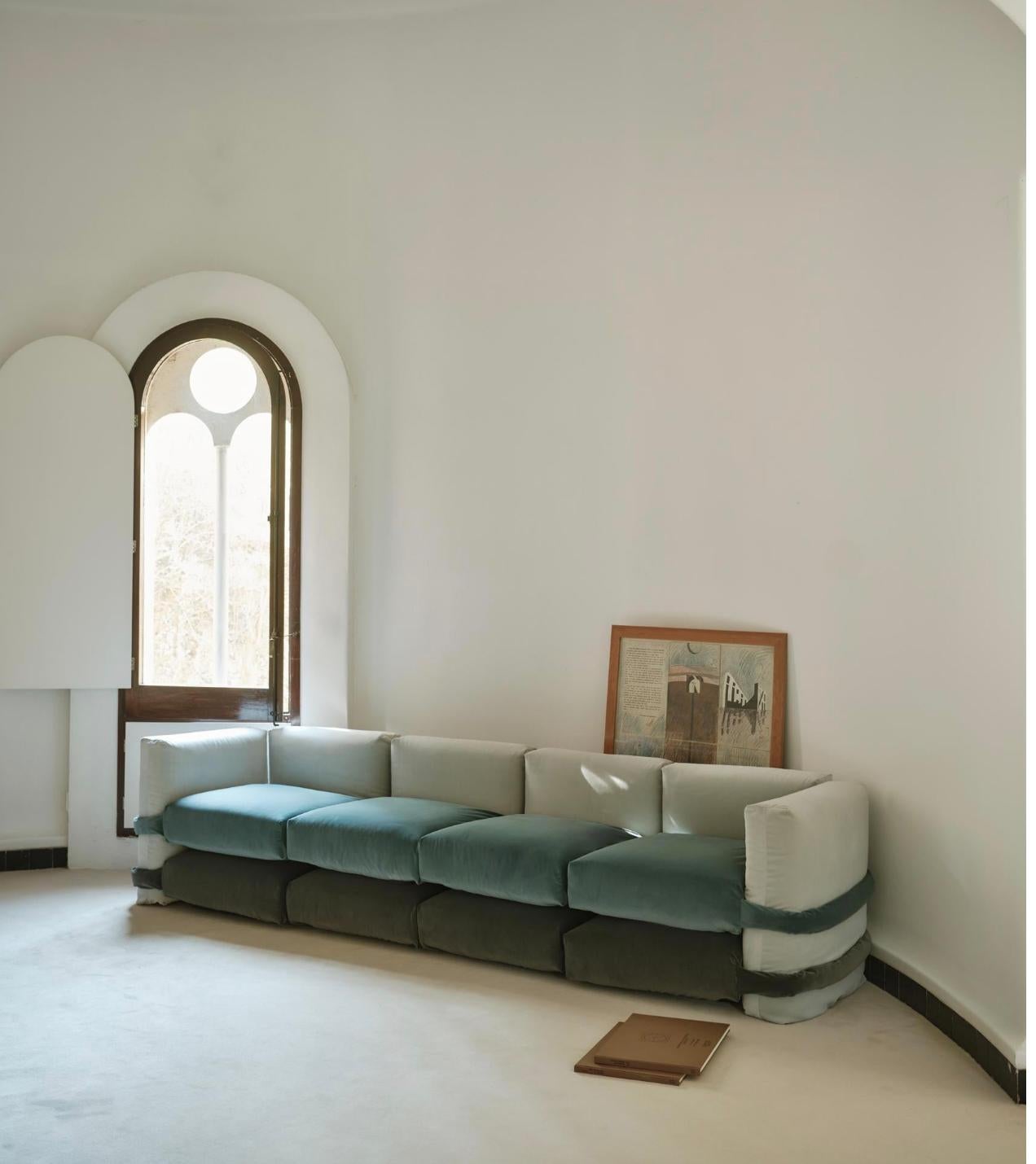 Muller Van Severen, Kissensofa, Maharam, Zentrales Modul für Bd Barcelona im Angebot 5
