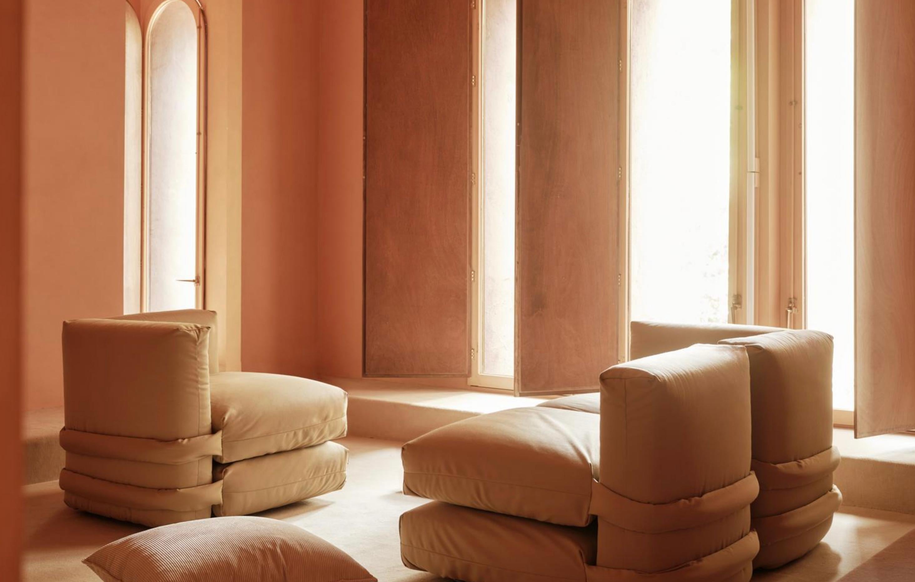 Muller Van Severen, Kissensofa, Maharam, Zentrales Modul für Bd Barcelona im Angebot 8