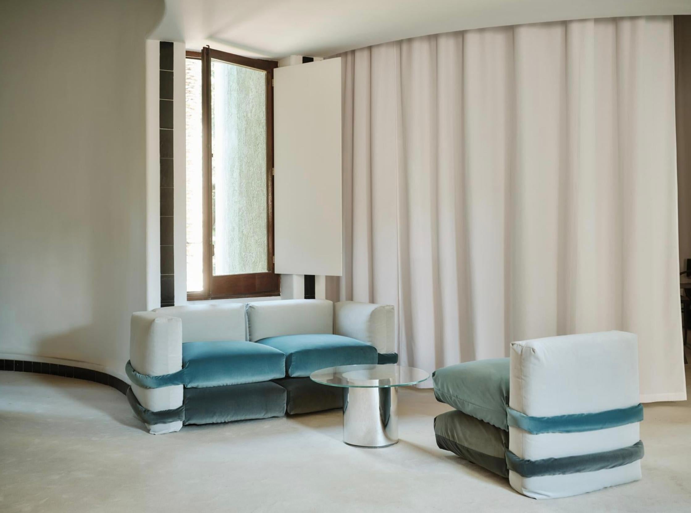 Muller Van Severen, Kissensofa, Maharam, Zentrales Modul für Bd Barcelona im Angebot 1