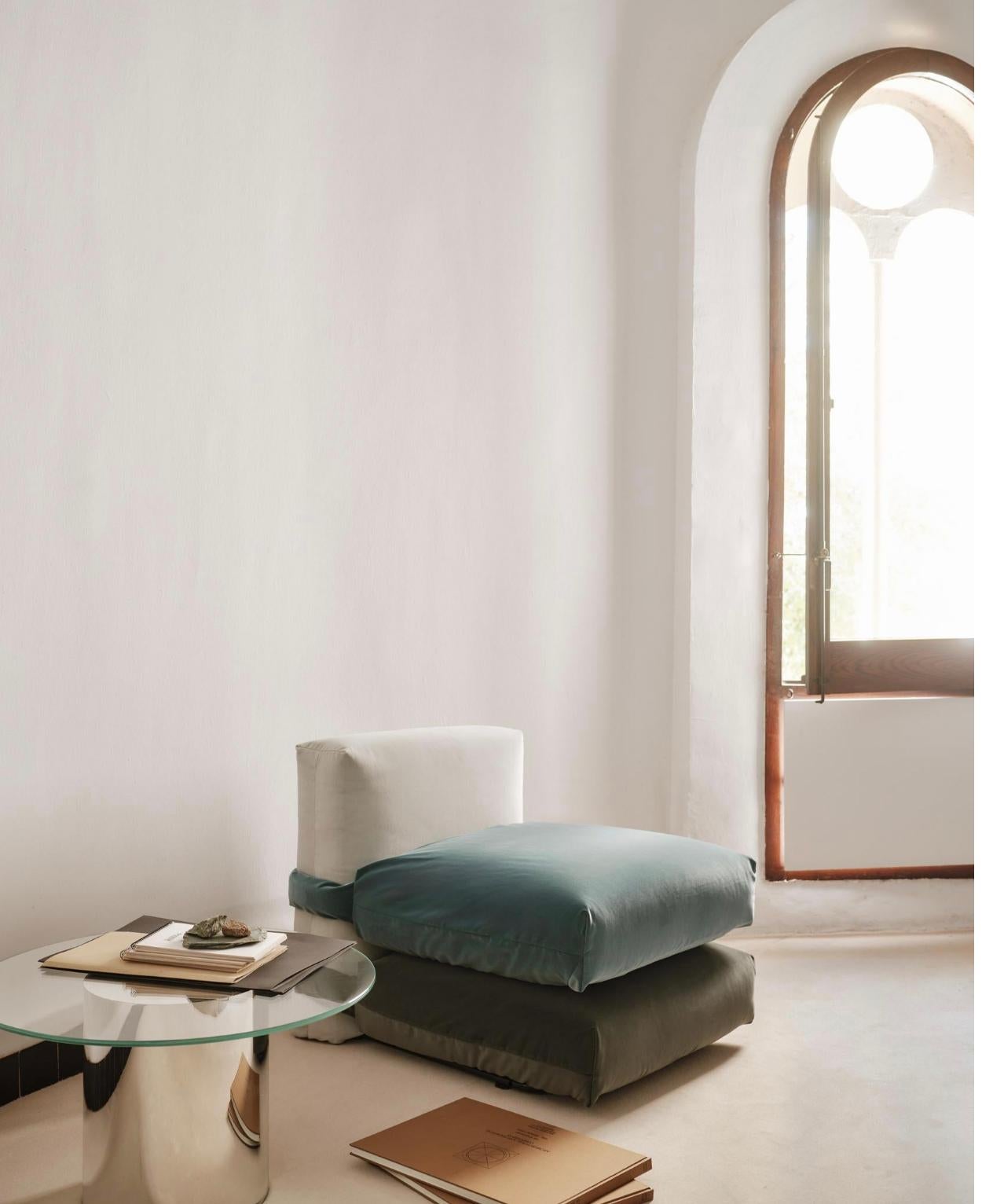 Muller Van Severen, Kissensofa, Maharam, Zentrales Modul für Bd Barcelona im Angebot 3