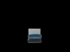Muller Van Severen, Kissensofa, Maharam, Grau und Blau, Zentrales Modul