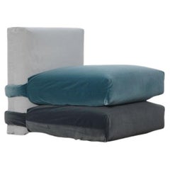 Muller Van Severen, Pillow Sofa, Maharam, Grey and Blue, Central Module