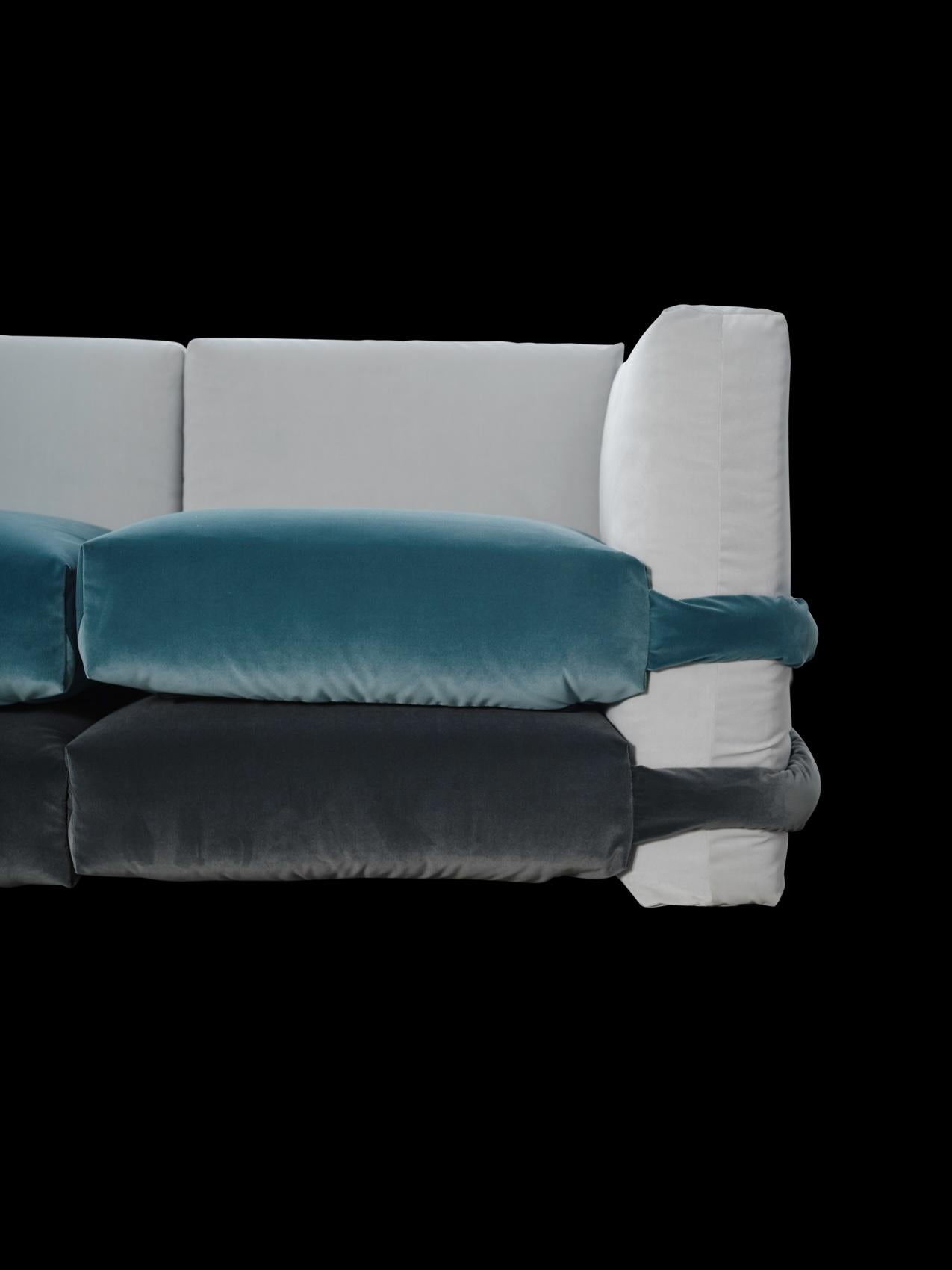 Muller Van Severen, Canapé Oreiller, UV pro, Beige, Module d'angle en vente 11