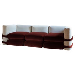 Muller Van Severen Pillow Sofa Velvet Modular Sofa For Bd Barcelona