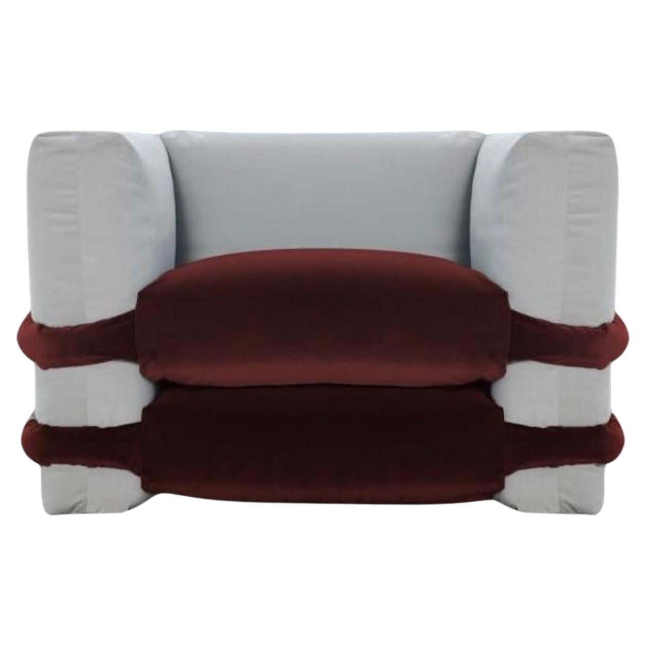 Muller Van Severen Kissen-Sofa aus Samt für Bd Barcelona