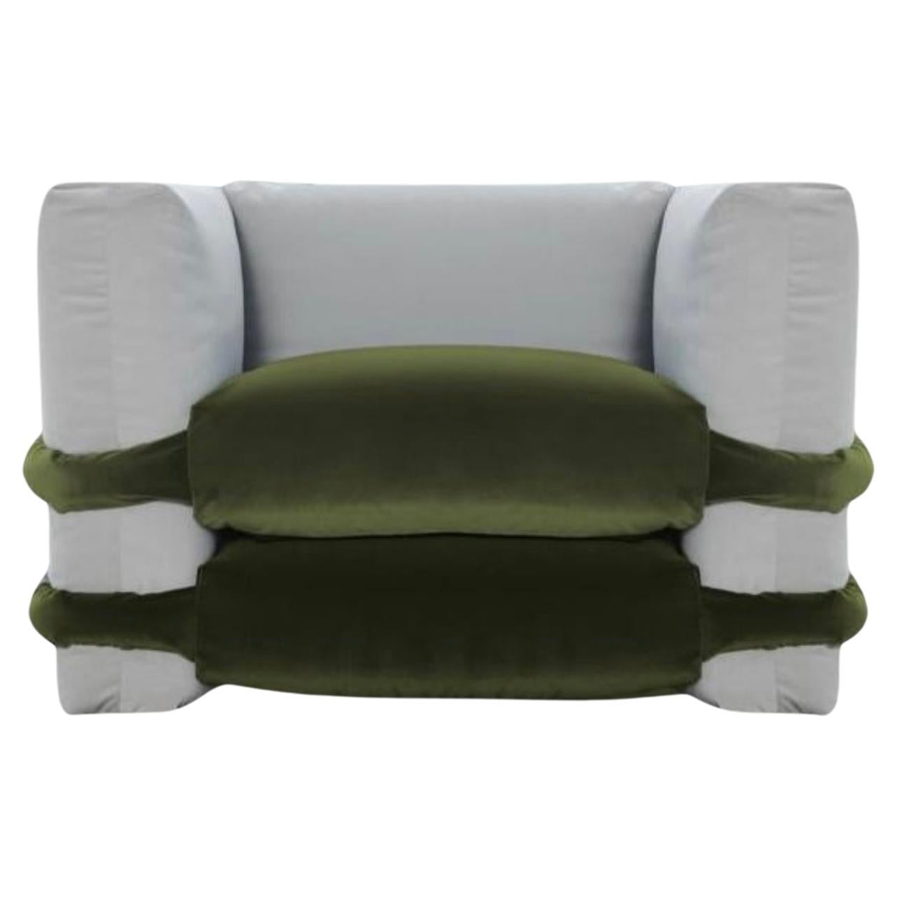 Muller Van Severen Kissen-Sofa aus Samt  Sofa für Bd Barcelona im Angebot