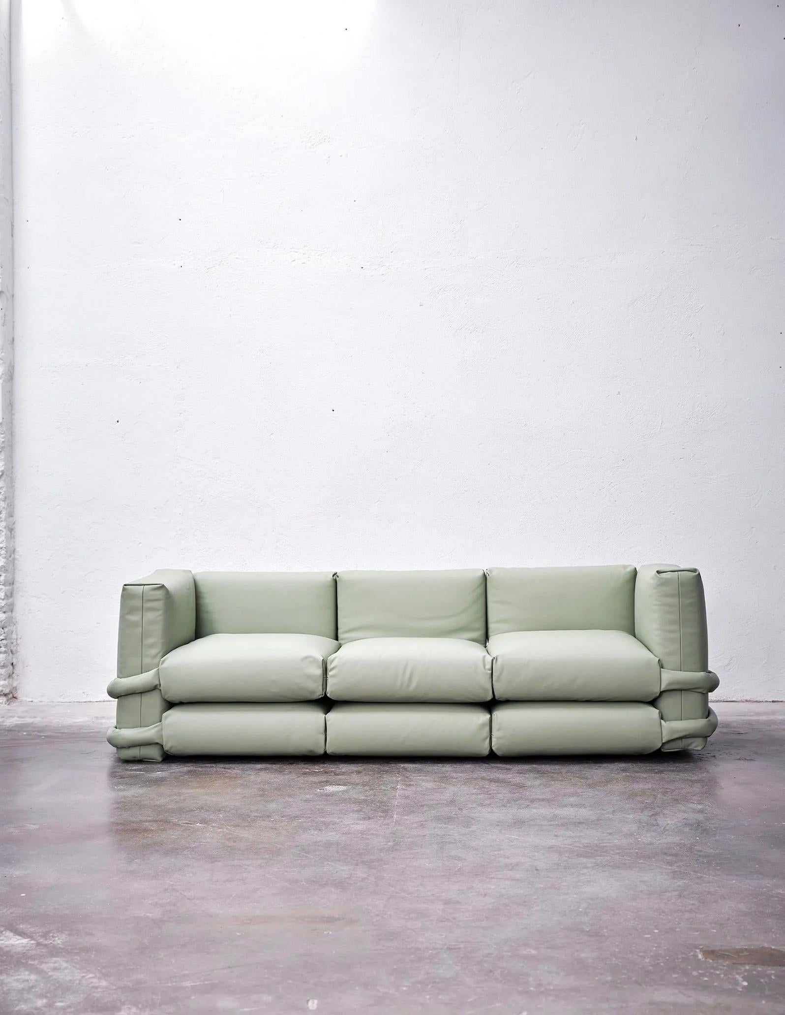 Coussin à trois places vert Muller Van Severen pour Bd Barcelona en vente 10