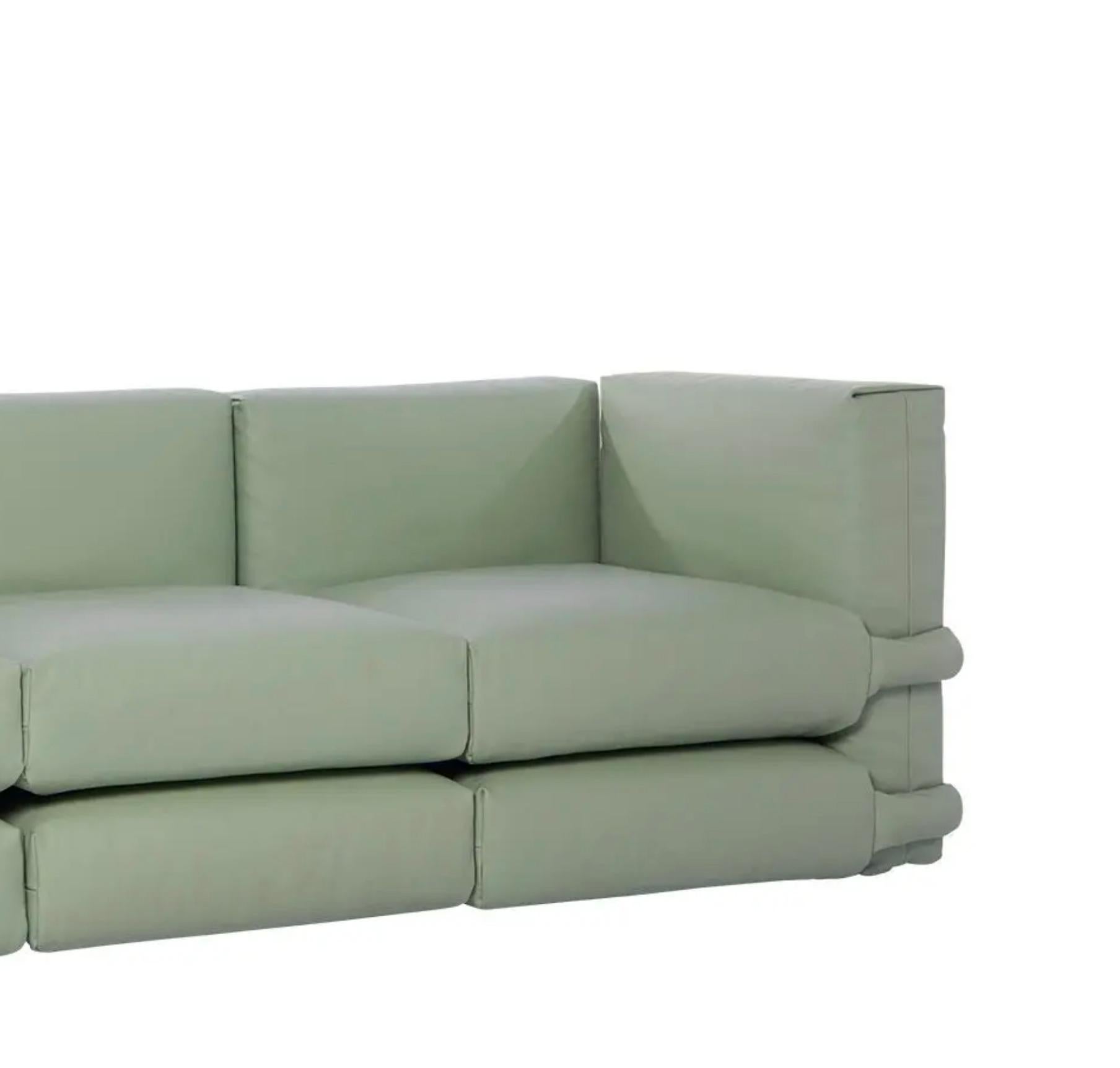 Coussin à trois places vert Muller Van Severen pour Bd Barcelona en vente 2