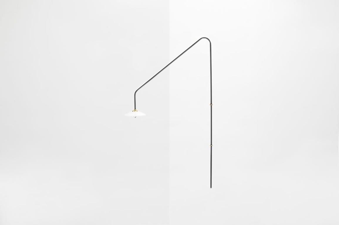 Wall lamp model “nº5”
Manufactured by Valerie Objects
Belgium, 2015
Painted metal frame (Brass finish also available please contact us for pricing)  
Open edition

Measurements
100 cm x 90 cm
39.4 in x 35.4 inch

Concept
Our objects reflect our deep
