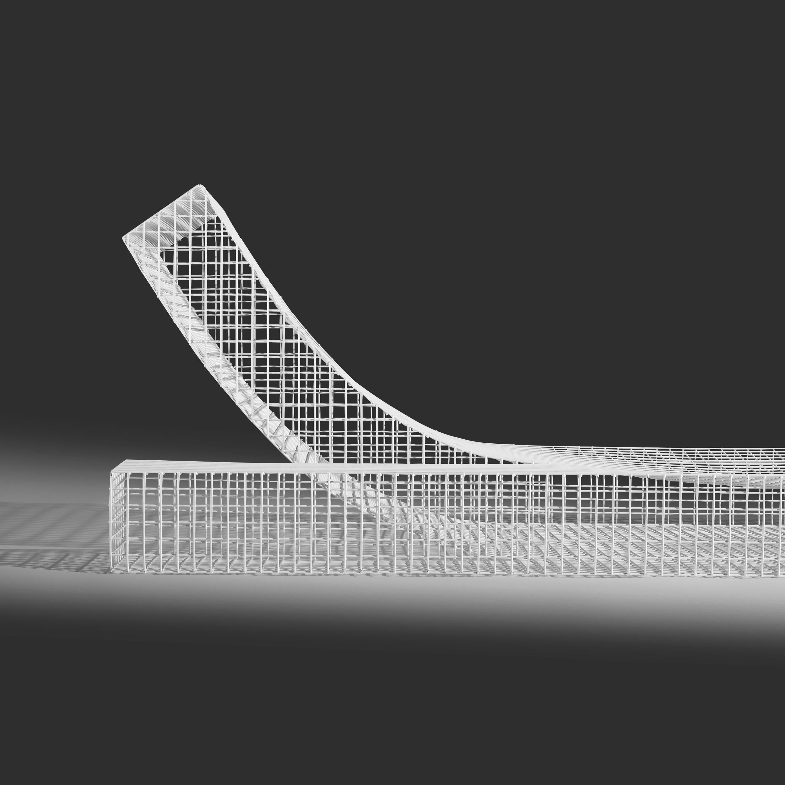 Belga Muller Van Severen Wire S #4 chaise bianca Belgio 2016 in vendita