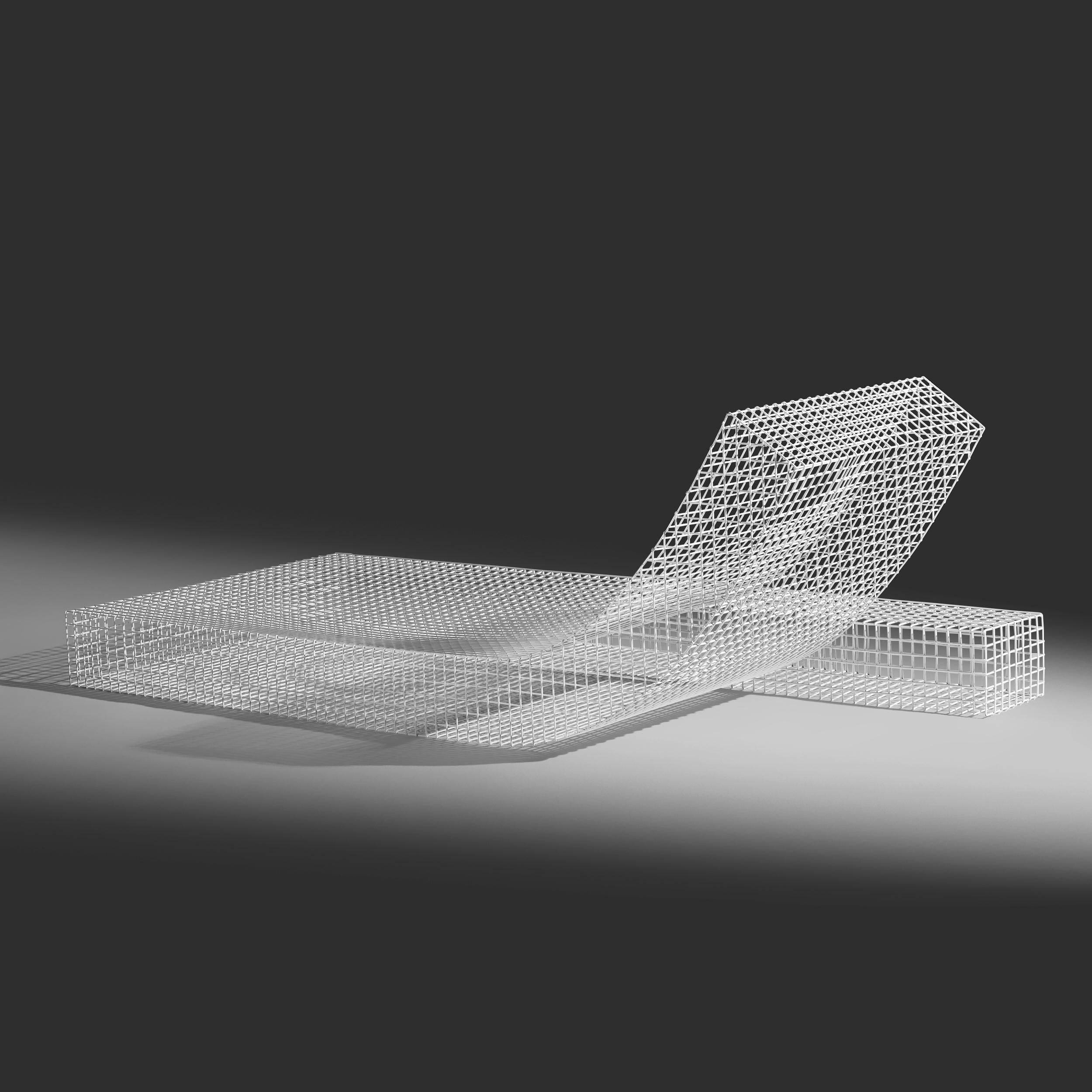 Muller Van Severen Wire S #4 chaise bianca Belgio 2016 In condizioni ottime in vendita a Skokie, IL