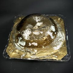 Müller & Zimmer Deckenleuchte Glaslampe, 60er Jahre