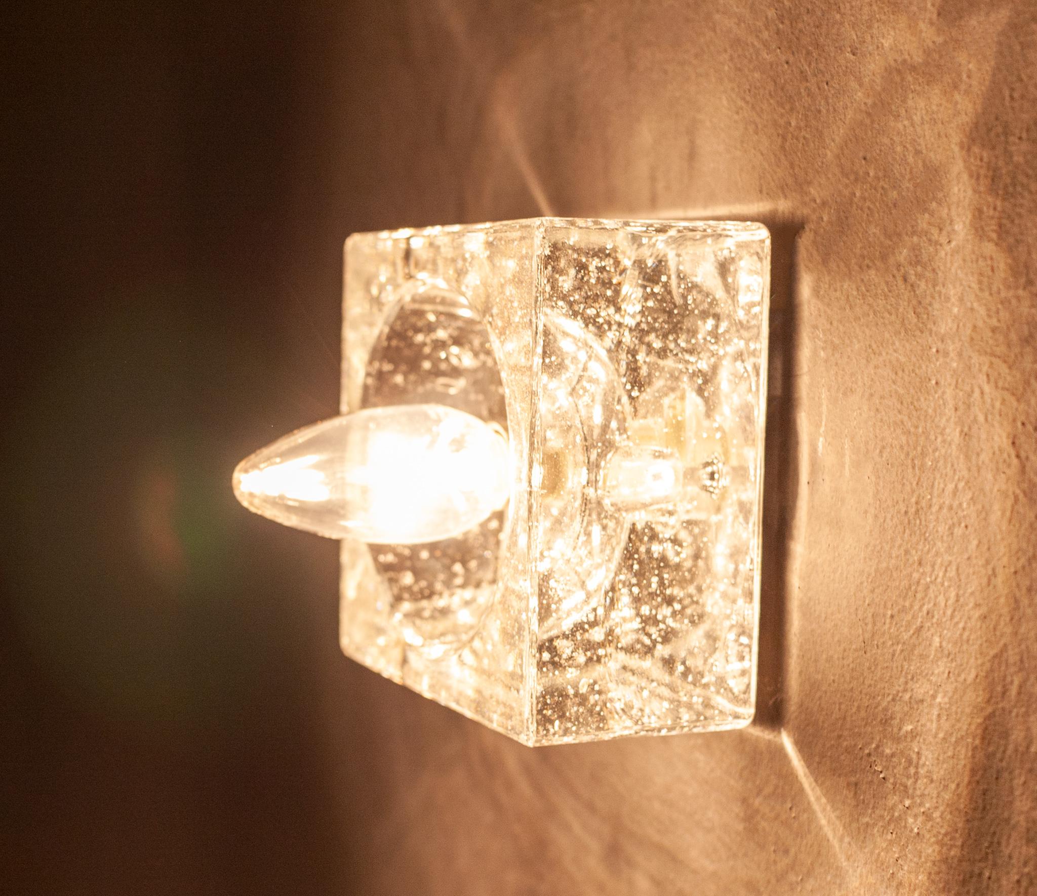 Müller & Zimmer Cubic Chrystal Wall Ceiling Ore Table Lamps 1
