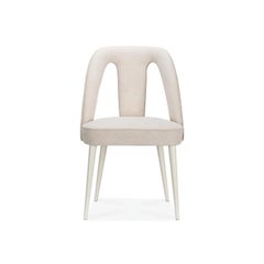 Mulligan Contract Chair with Fabric and Wood