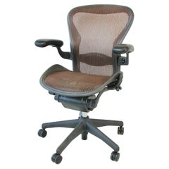 Used Multi Adjustable Tilt and Swivel Herman Miller Aeron Classic  Office Desk Chair