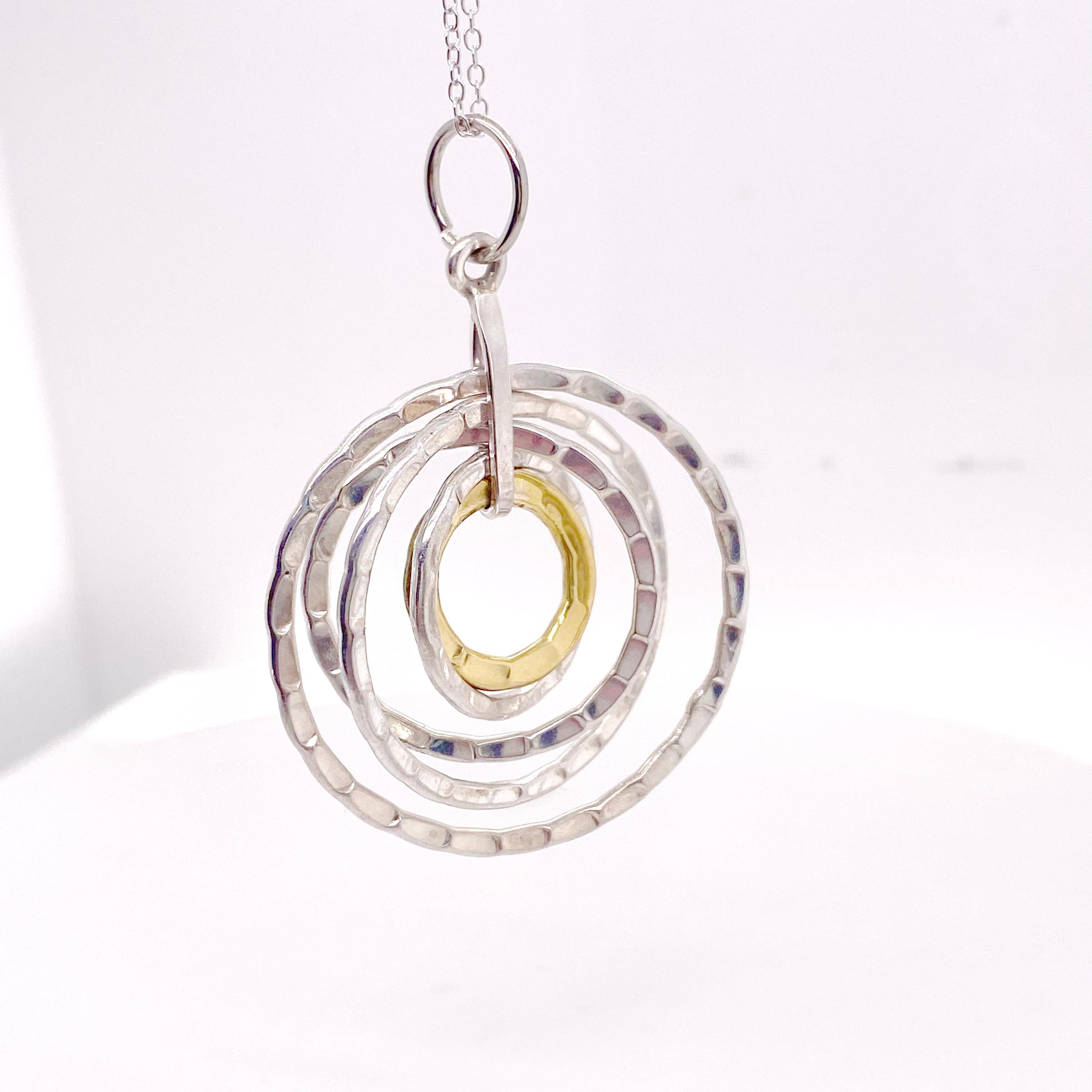 multiple circle necklace