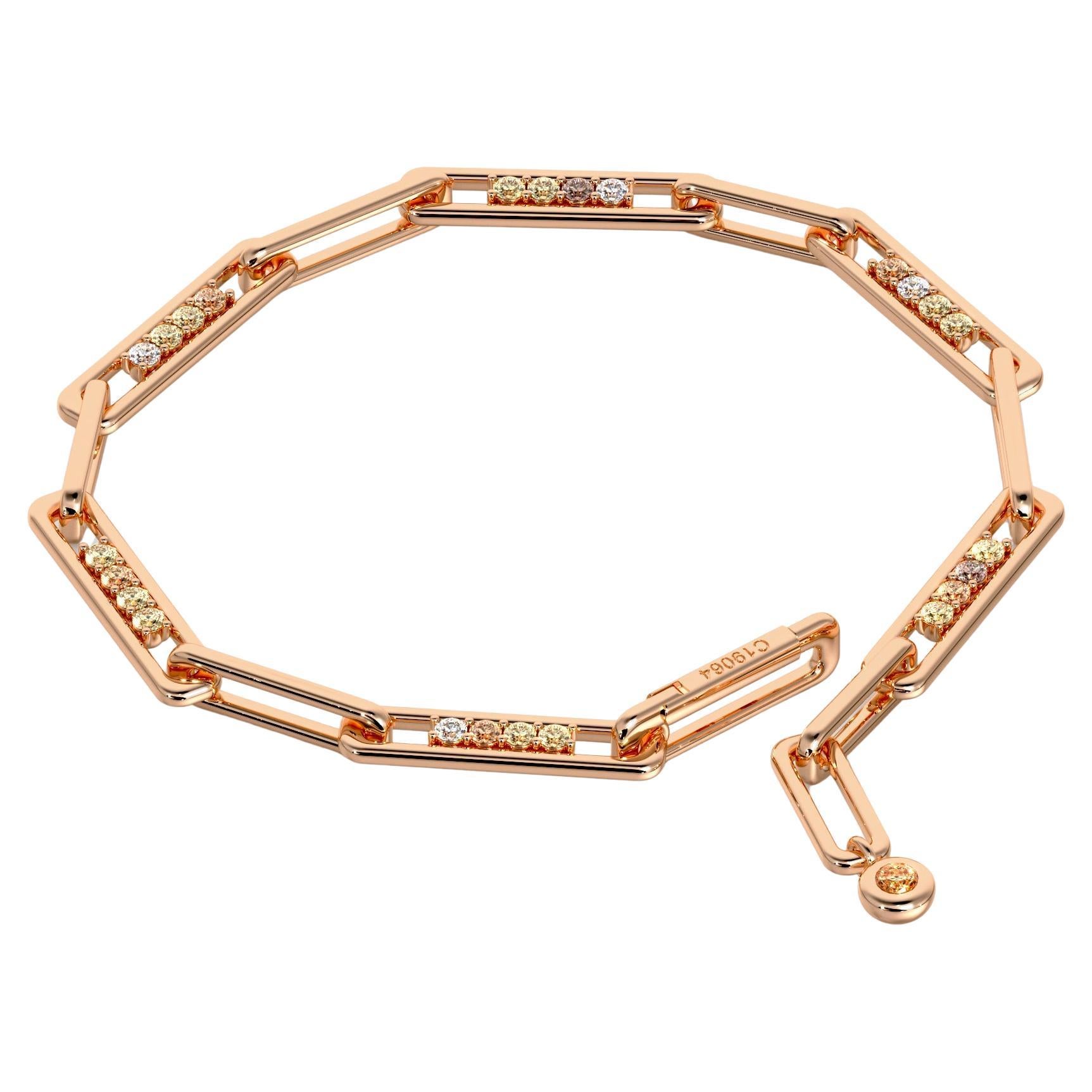 Bracciali con diamanti multicognac di SOONHEE  (Taglia S : 16,5 cm)