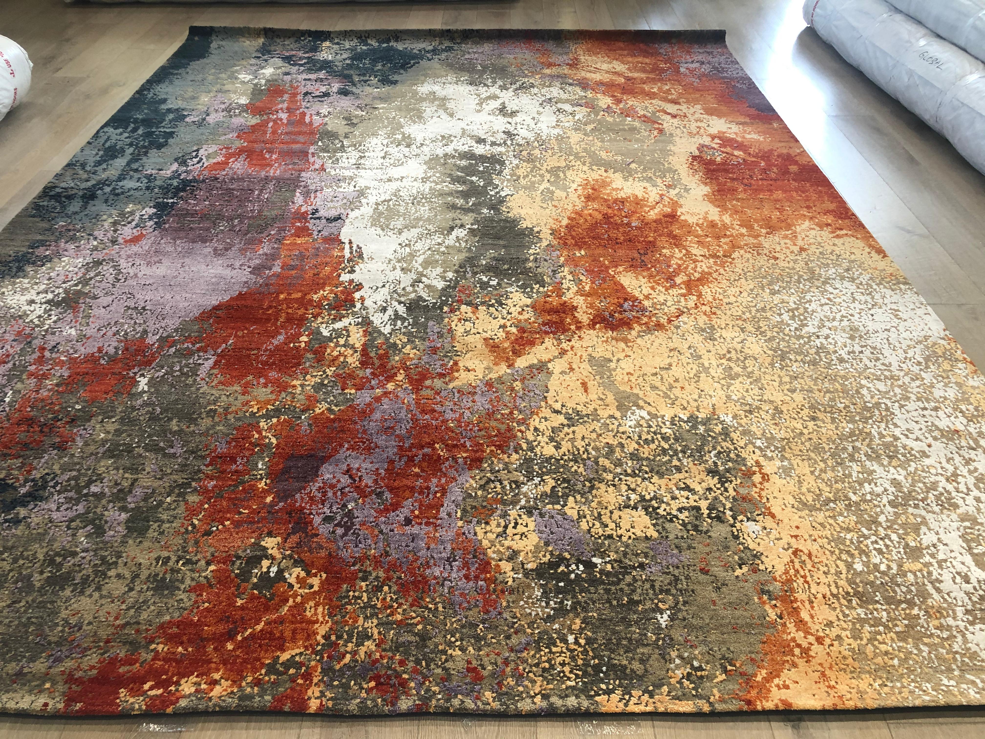 Abstract Design rug.