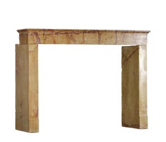 Multi-Color Created by Nature French Vintage Fireplace Surround in Limestone