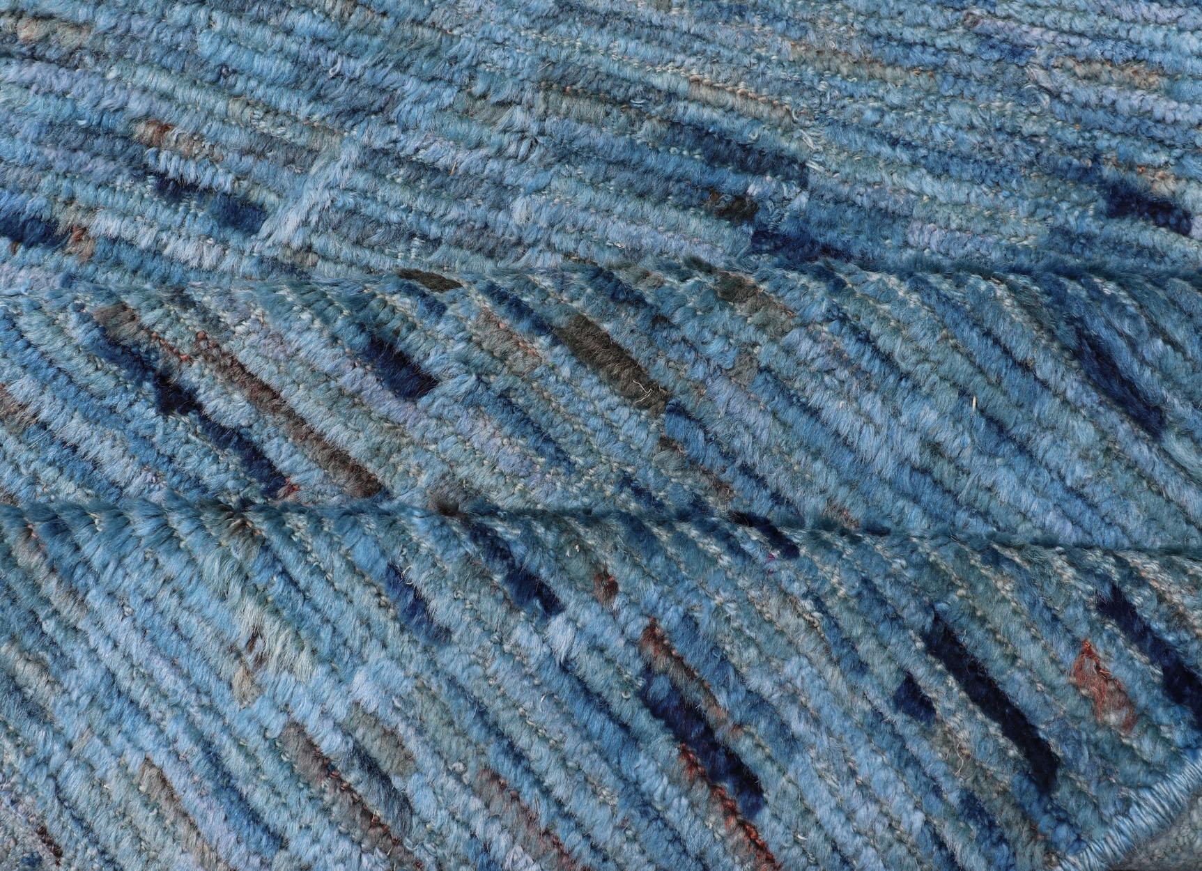 Lana Multi Color Diamond Afghan Modern Casual Gallery Rug Design geometrico in vendita