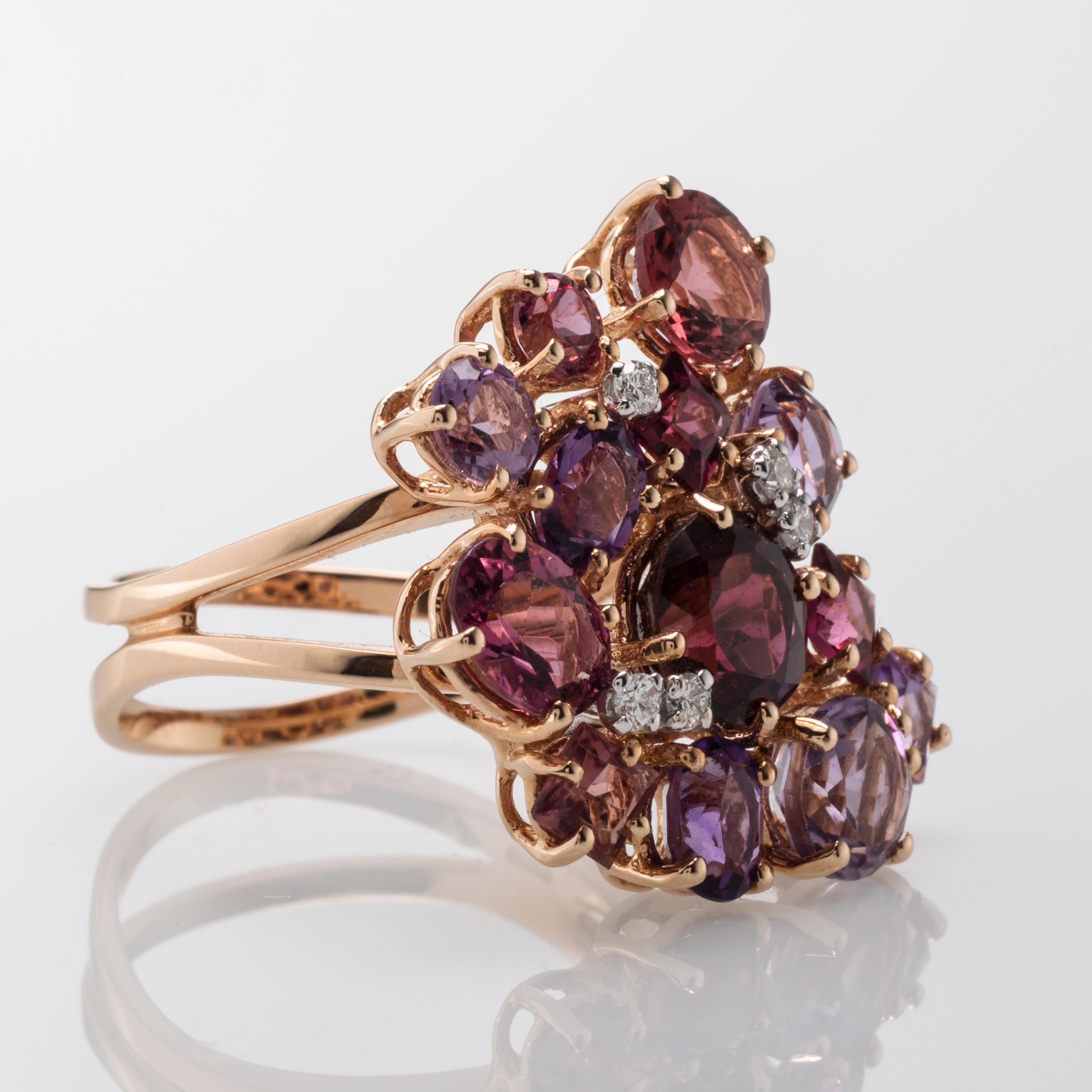 amethyst engagement rings