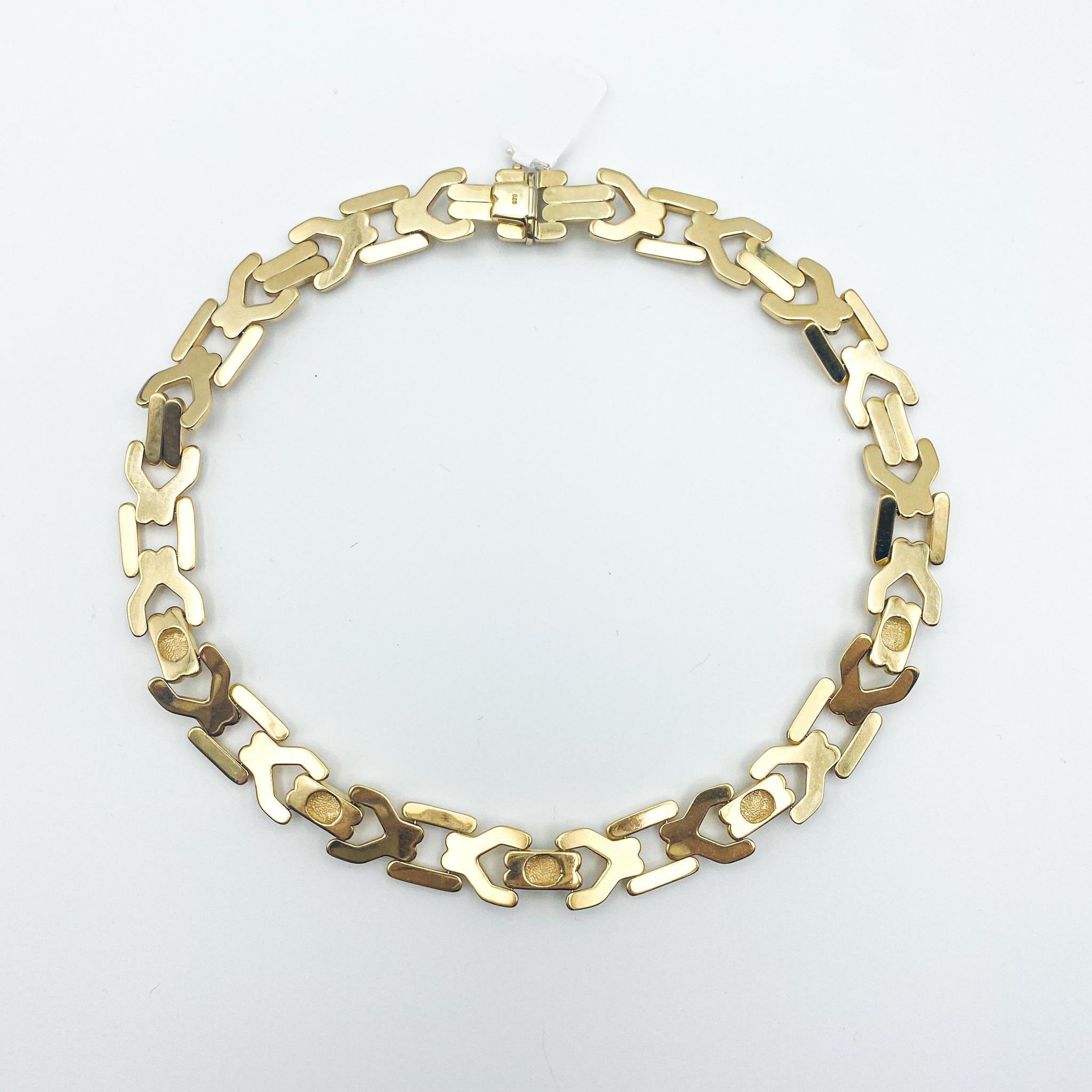 Multi-Color Gemstones Necklace 7.50 Carat 14 Karat Gold 59 Grams In Good Condition In Carlsbad, CA