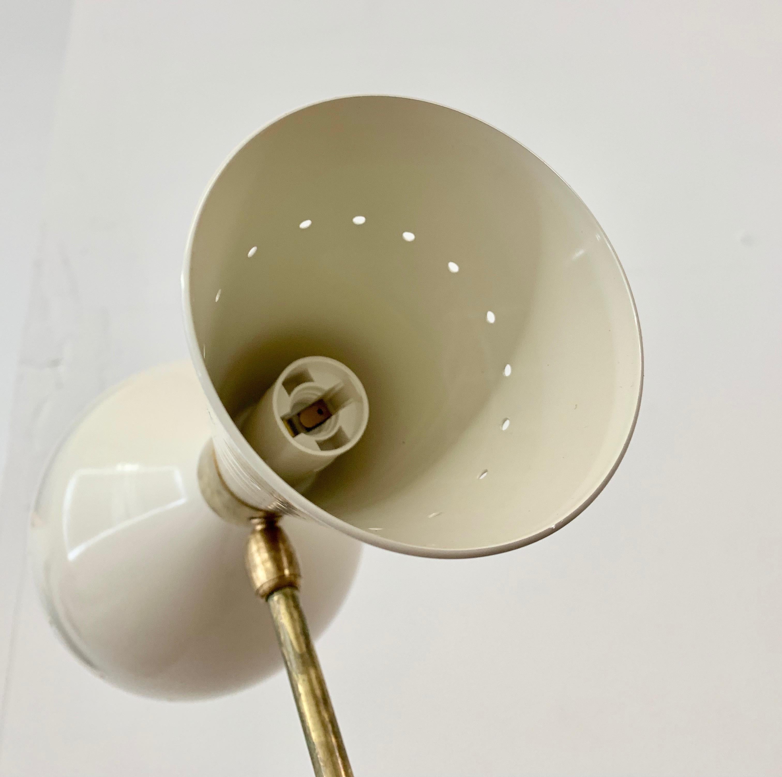 Multi-Color Italian Three-Arm Floor Lamp, 'Triennale' Style 13