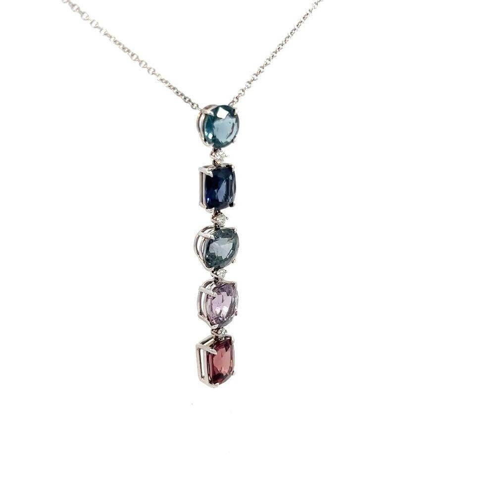 19.39 Carat Gem and Diamond Pendant Necklace In New Condition For Sale In Beverly Hills, CA