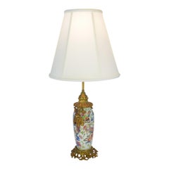 Multi-Color Napoleon III Bronze Details Lamp