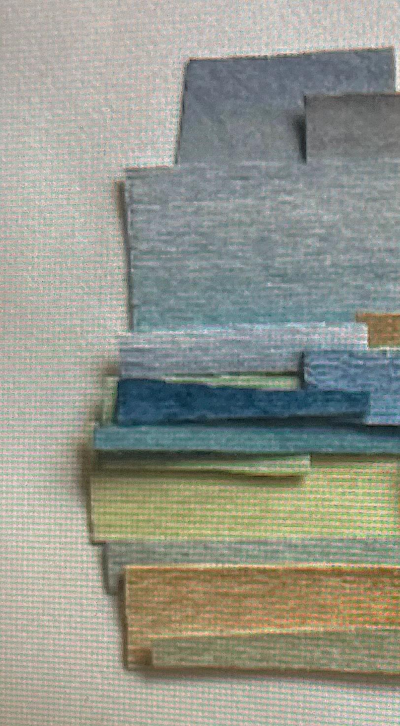 Mehrfarbig bemalte dünne Holzscheiben von Perrine Blaise, Frankreich, Contemporary im Zustand „Neu“ im Angebot in New York, NY