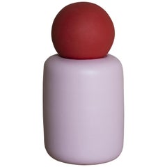 Multi-Color Porcelain O-Jar with Lid
