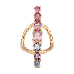 Multi-Color Sapphire Cocktail Ring