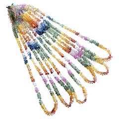 Multi Color Sapphire Drops Top Qualität natürlicher Edelstein für feinen Schmuck